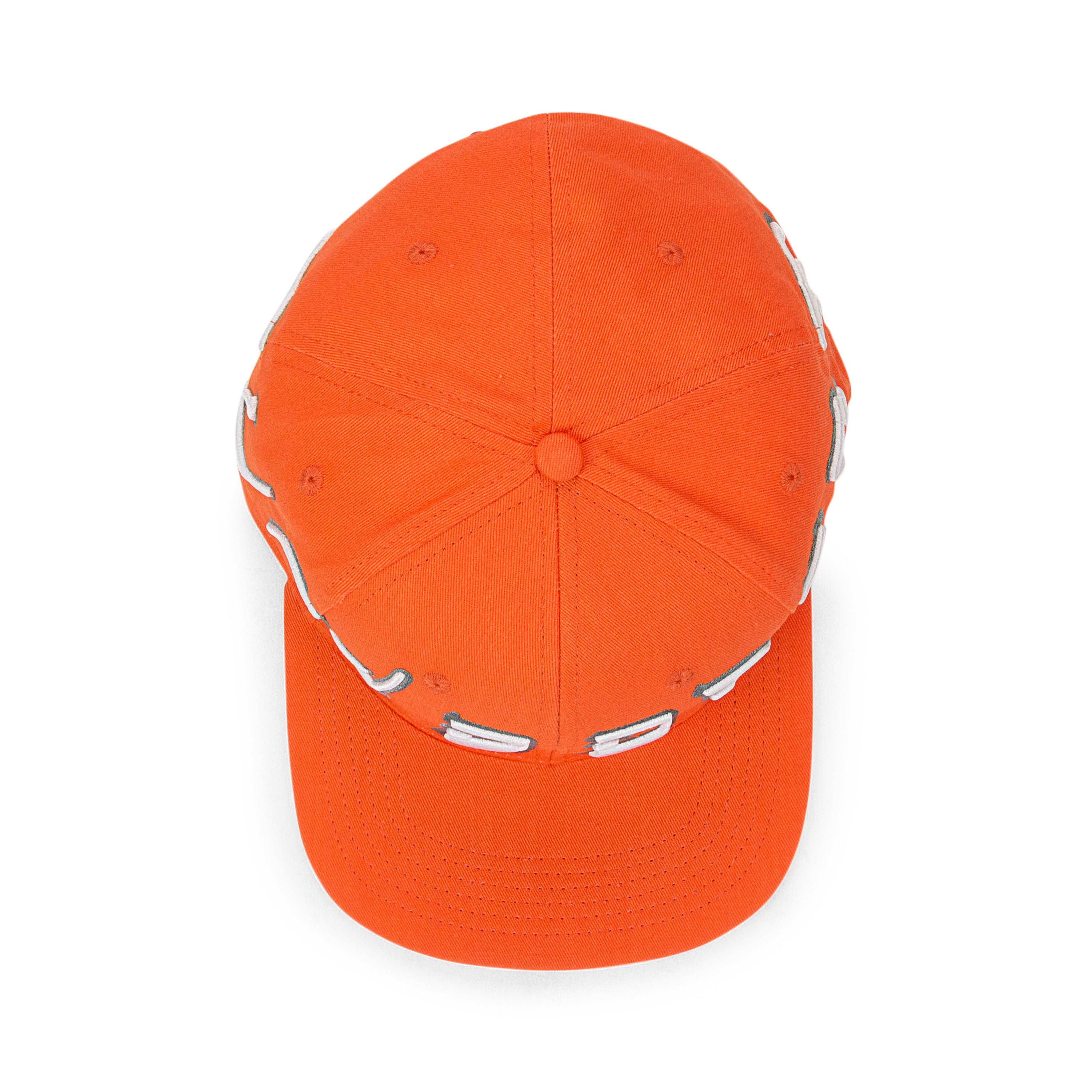 murd333r.fm NWT MURD333R.FM ORANGE HAT SIZE 7 1/4 $111 Size ONE SIZE - 5 Thumbnail