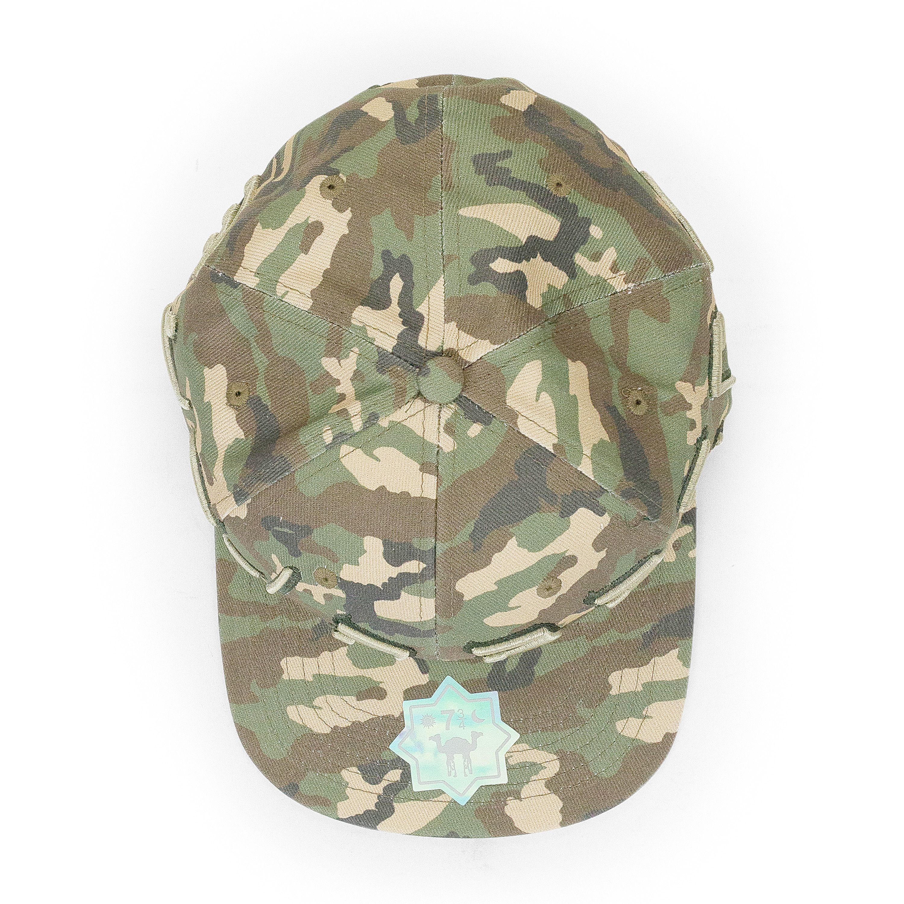 murd333r.fm NWT MURD333R.FM CAMO FITTED BASEBALL CAP SIZE 7 1/2 $111 Size ONE SIZE - 4 Thumbnail