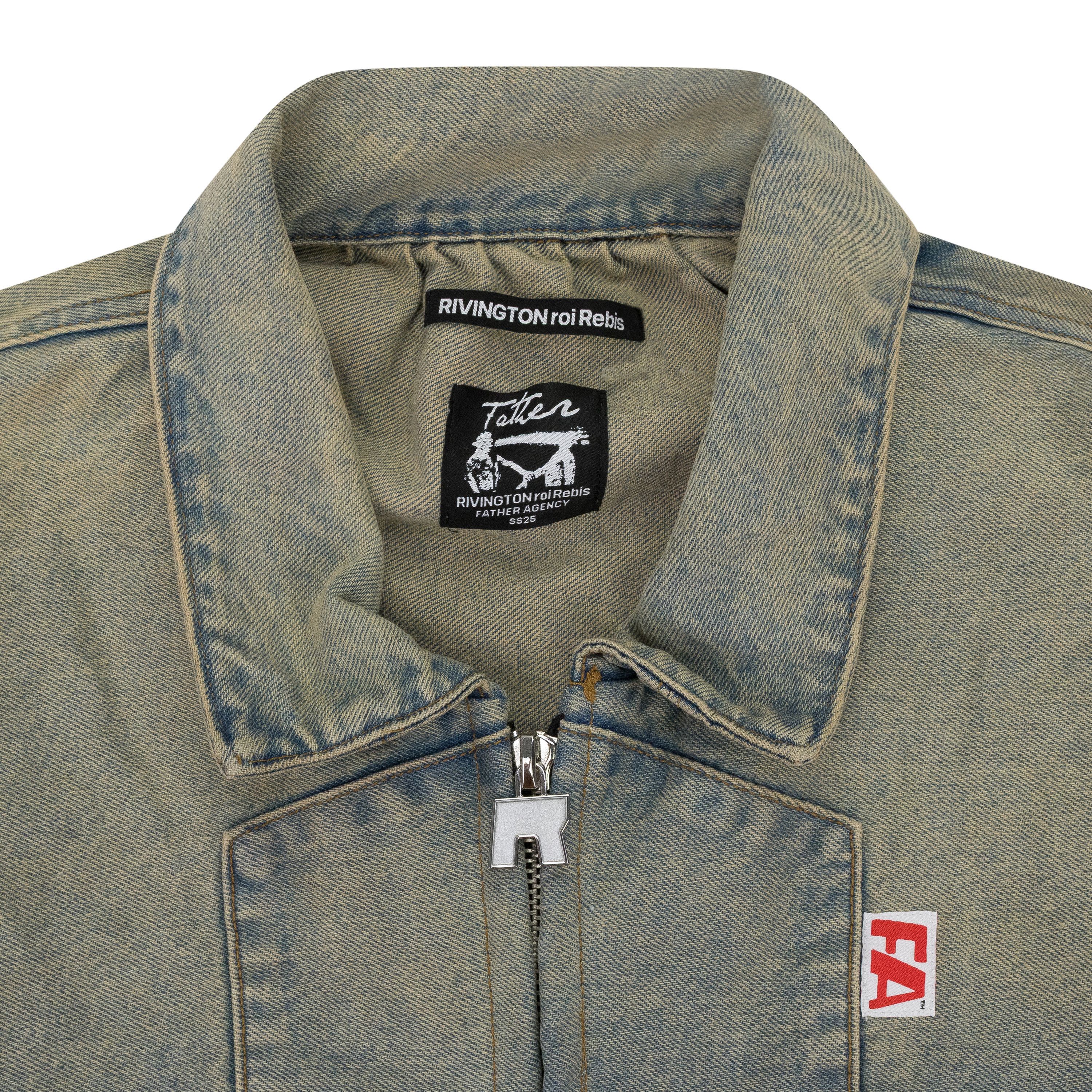 Ace Rivington Ace Rivington BLUE FATHERS GARDEN TRUCKER JACKET SIZE M Size US M / EU 48-50 / 2 - 3 Thumbnail