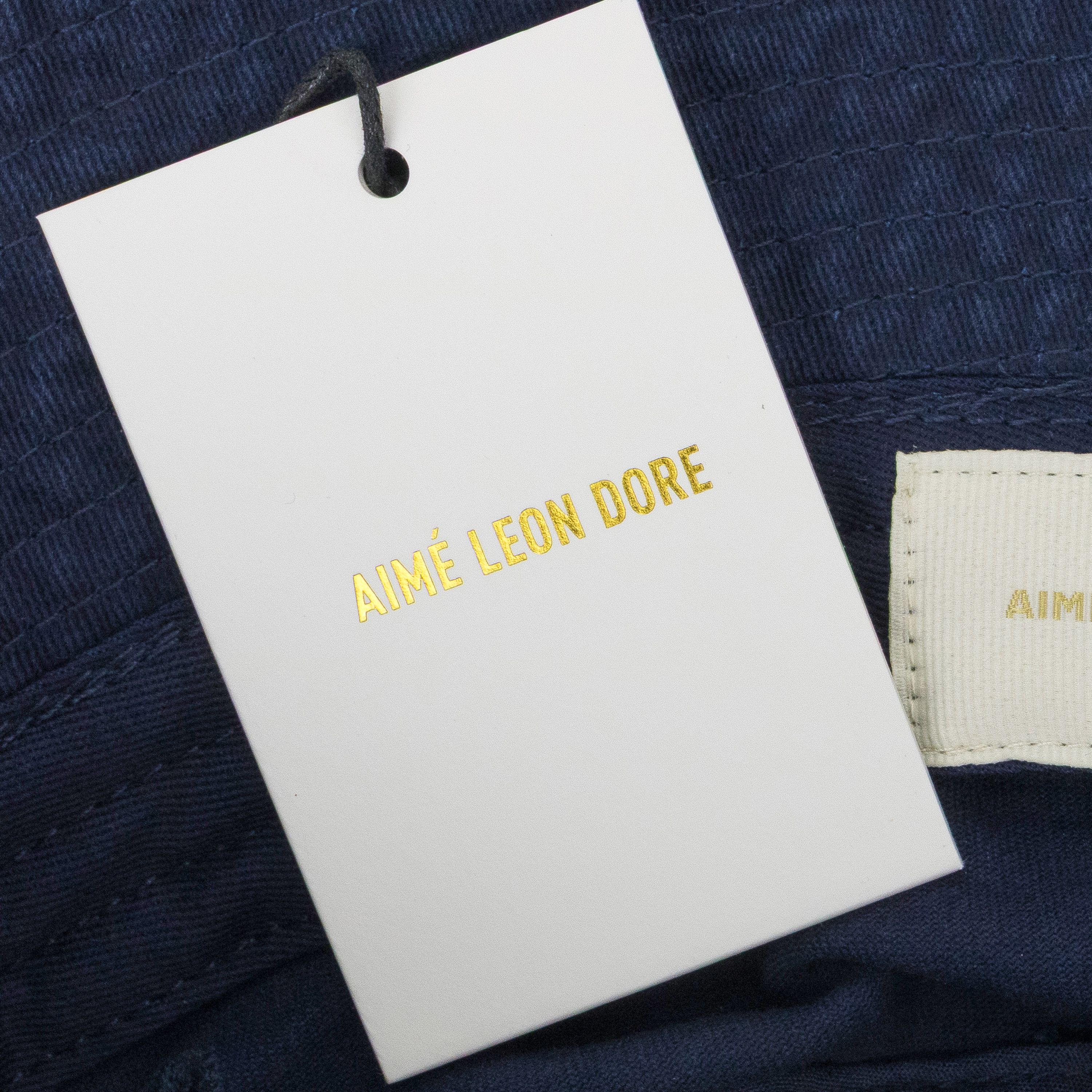 Aime Leon Dore Aime Leon Dore NAVY WASHED CHINO BUCKET HAT SIZE SM Size ONE SIZE - 6 Thumbnail