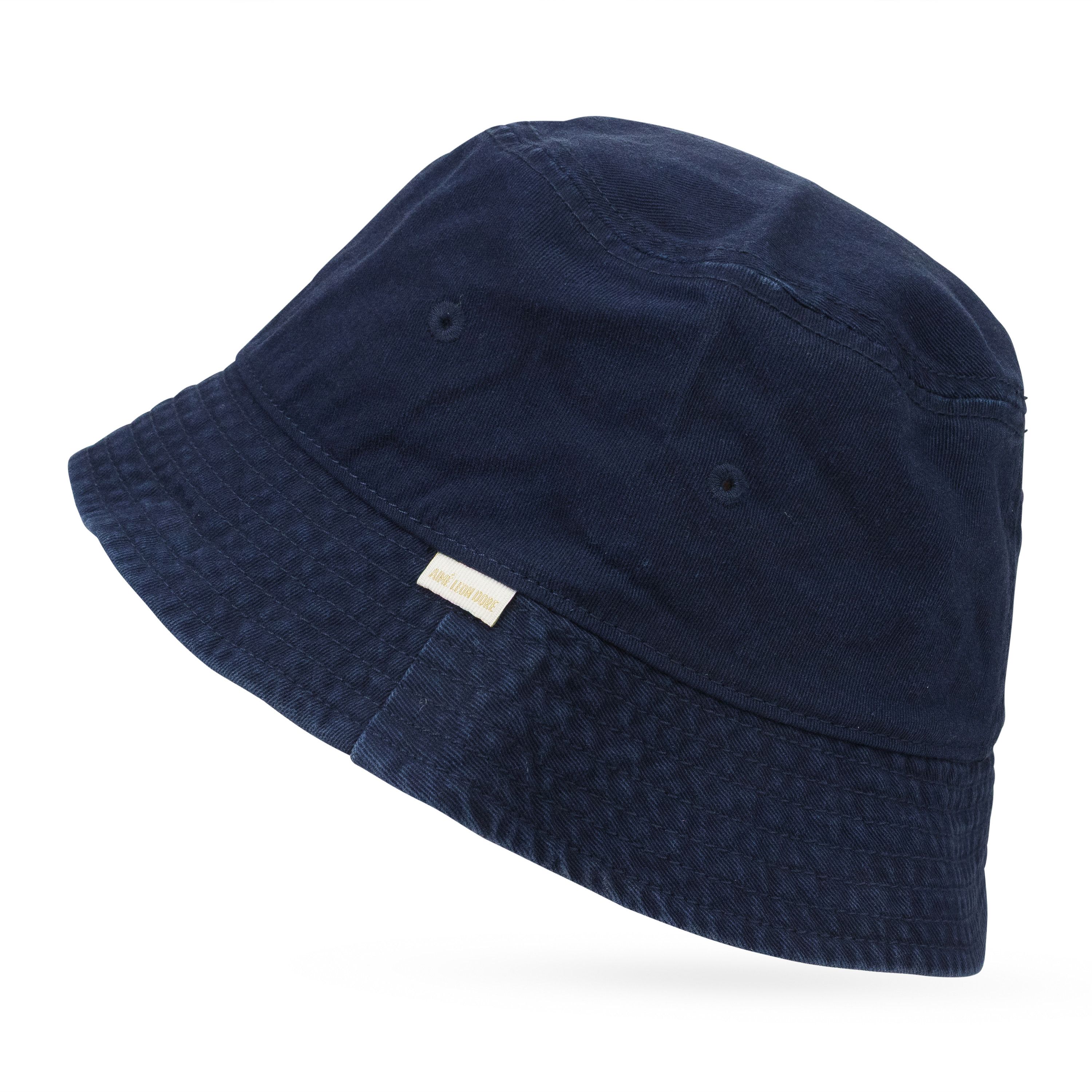 Aime Leon Dore Aime Leon Dore NAVY WASHED CHINO BUCKET HAT SIZE SM Size ONE SIZE - 3 Thumbnail