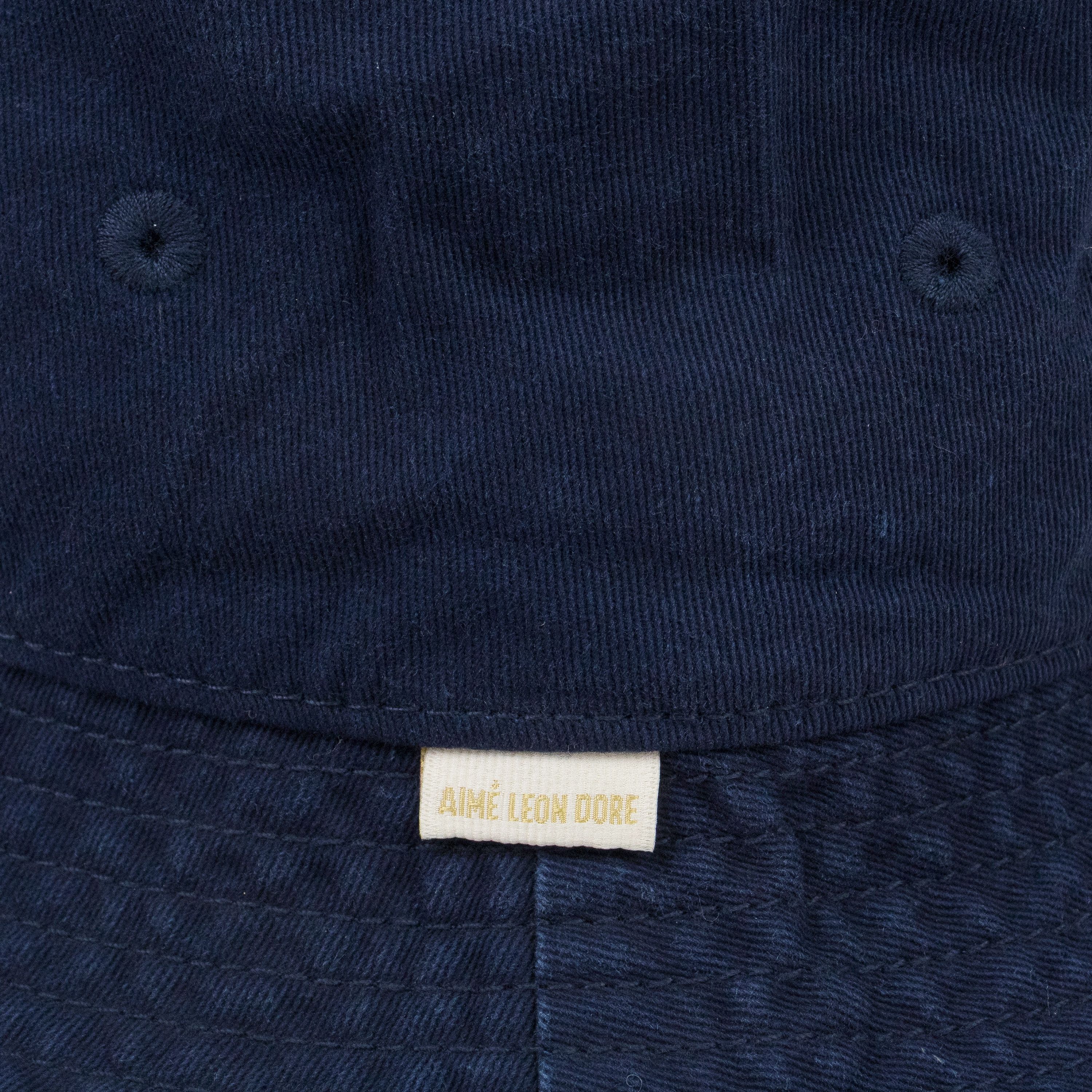 Aime Leon Dore Aime Leon Dore NAVY WASHED CHINO BUCKET HAT SIZE SM Size ONE SIZE - 7 Thumbnail