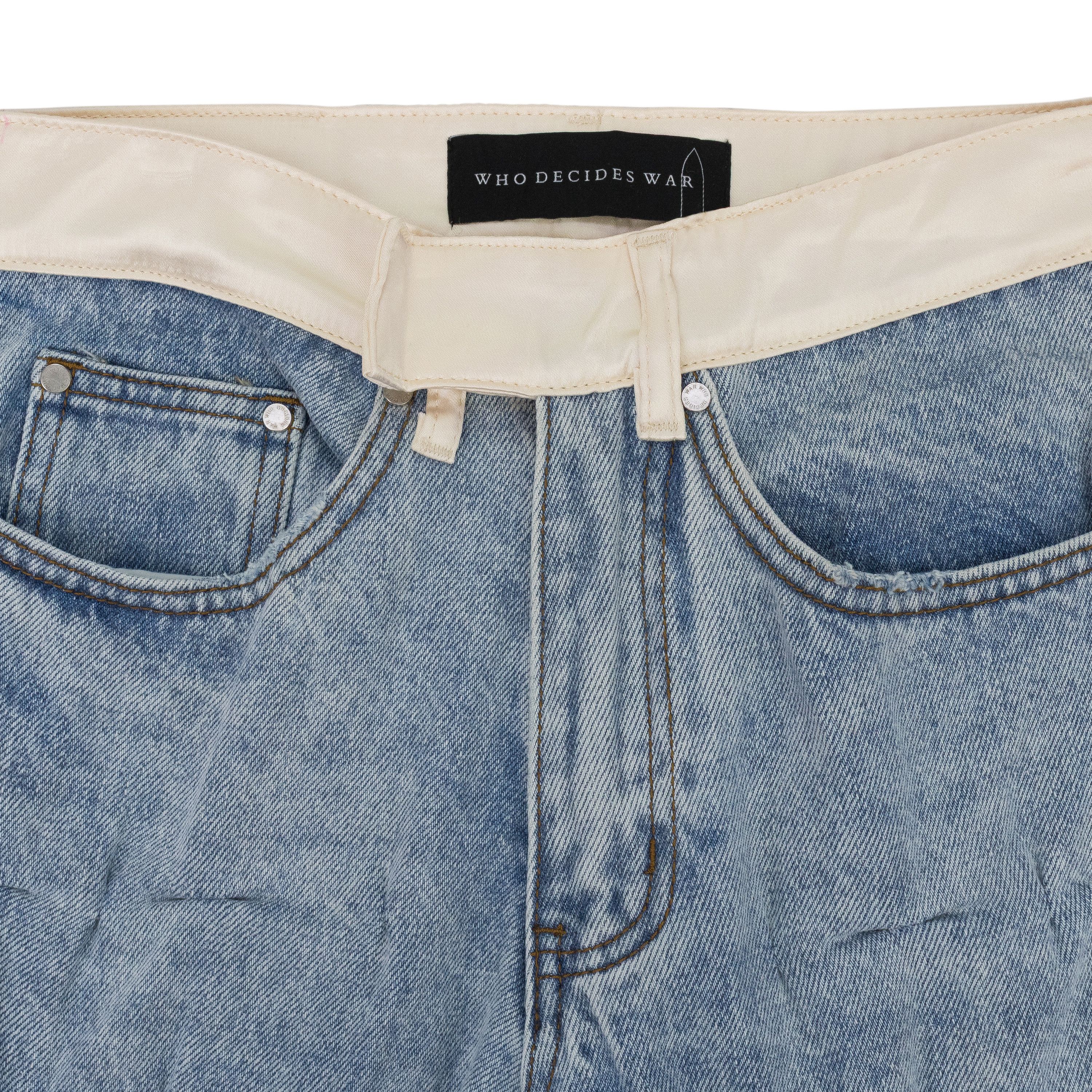 Who Decides War Who Decides War BLUE TUXEDO STRAIGHT-FIT JEANS SIZE 28 Size US 28 / EU 44 - 3 Thumbnail