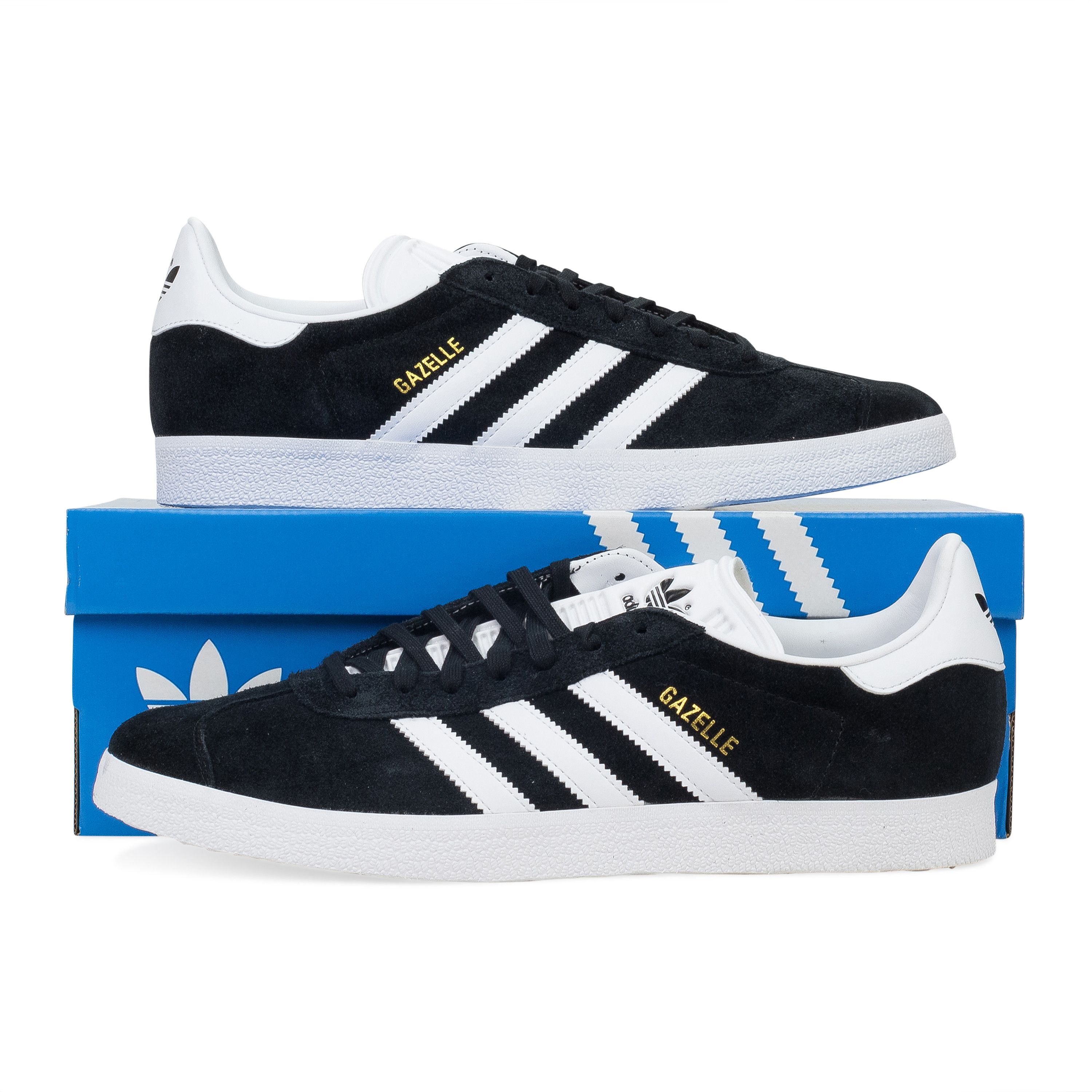 Adidas Adidas BLACK/WHITE/GOLD GAZELLE SNEAKERS SIZE 7 Size US 7 / EU 40 - 8 Thumbnail