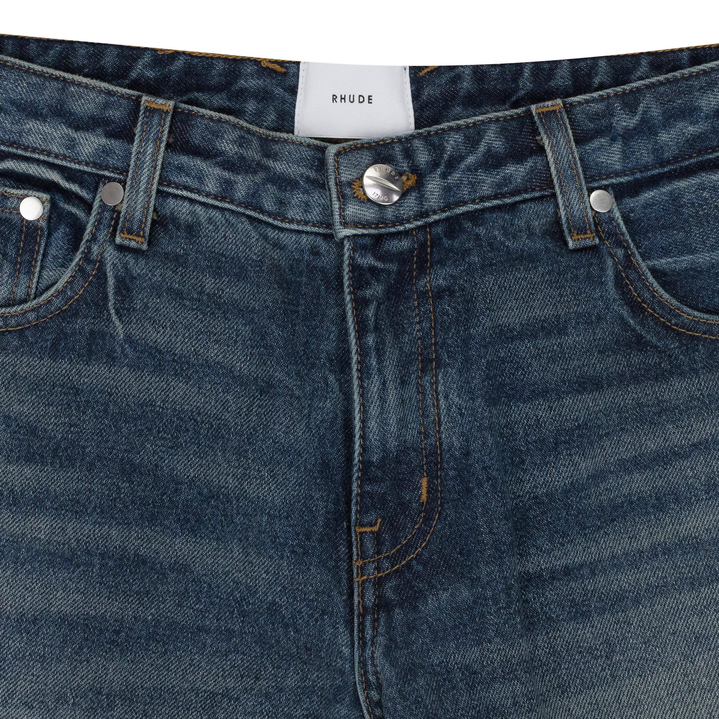 Rhude Rhude INDIGO LOW-WAIST FLARE DENIM BOOTCUT JEANS SIZE 27 Size 27" / US 4 / IT 40 - 3 Thumbnail