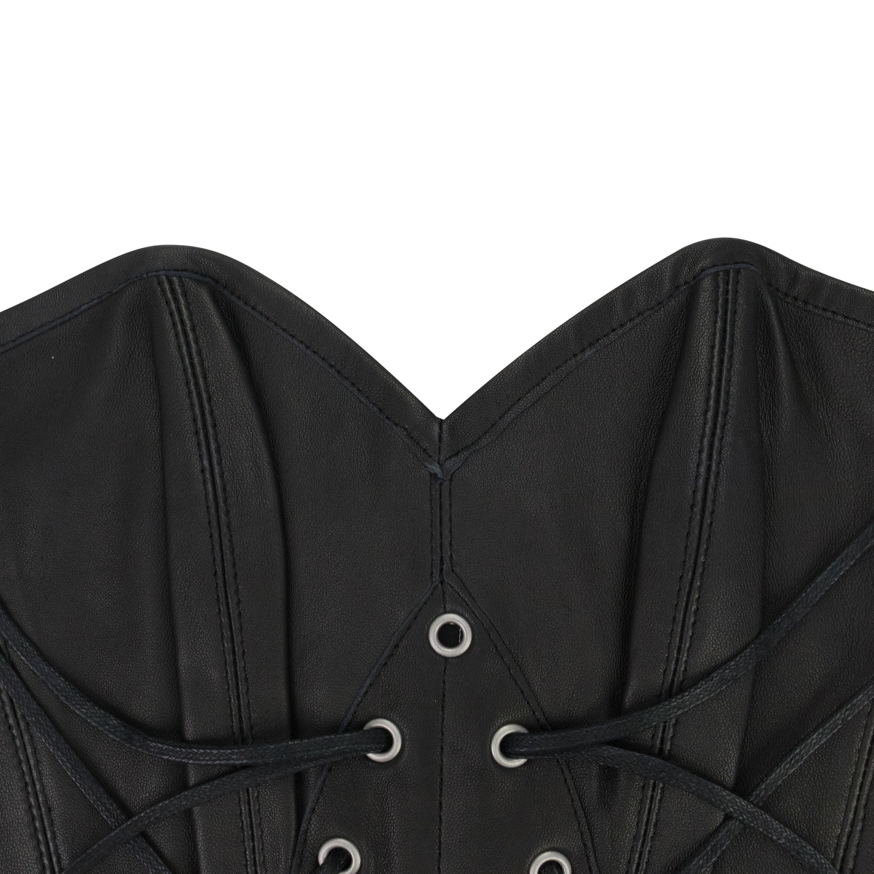 Who Decides War Who Decides War BLACK WINDOW LONGLINE CORSET SIZE L Size ONE SIZE - 5 Thumbnail