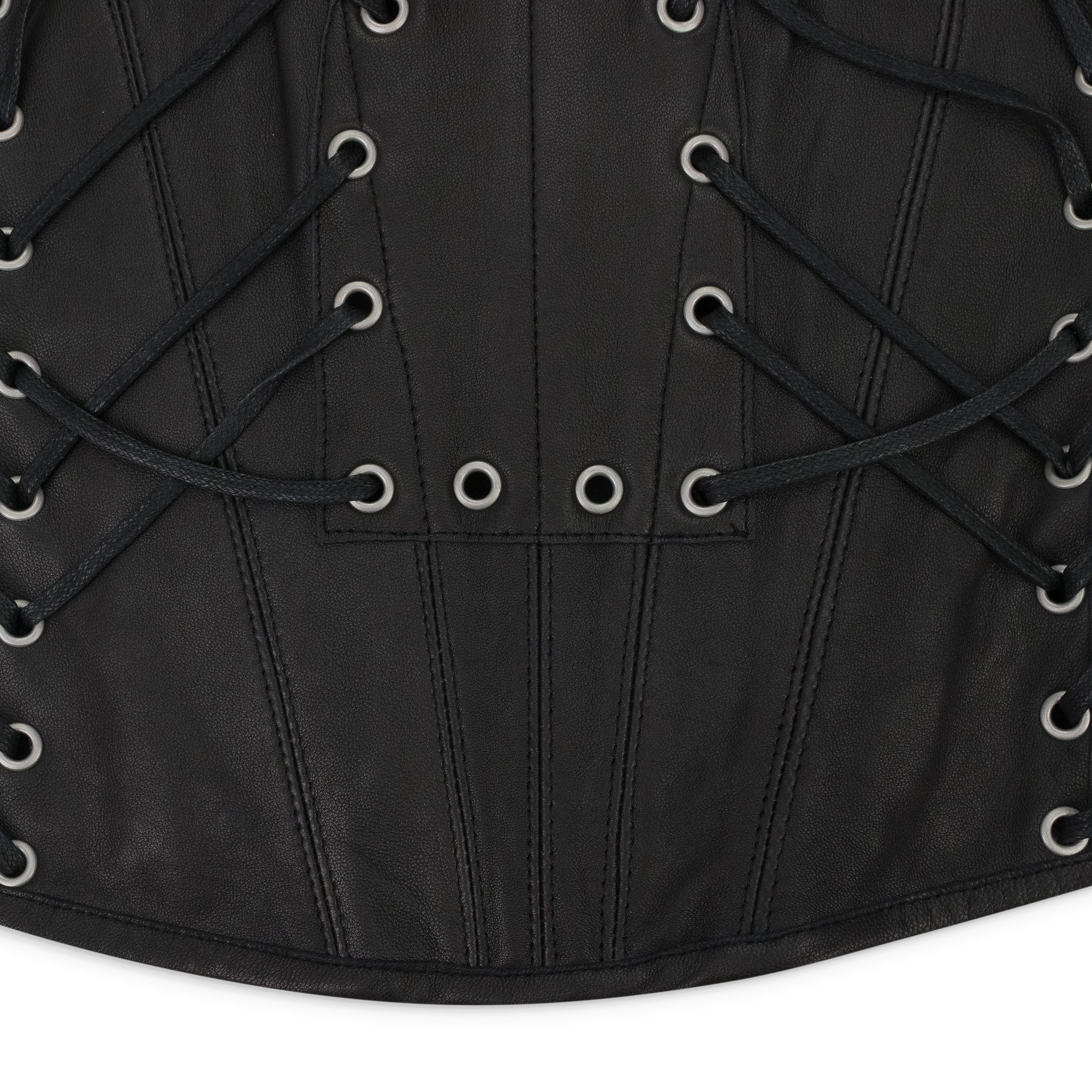 Who Decides War Who Decides War BLACK WINDOW LONGLINE CORSET SIZE L Size ONE SIZE - 6 Thumbnail