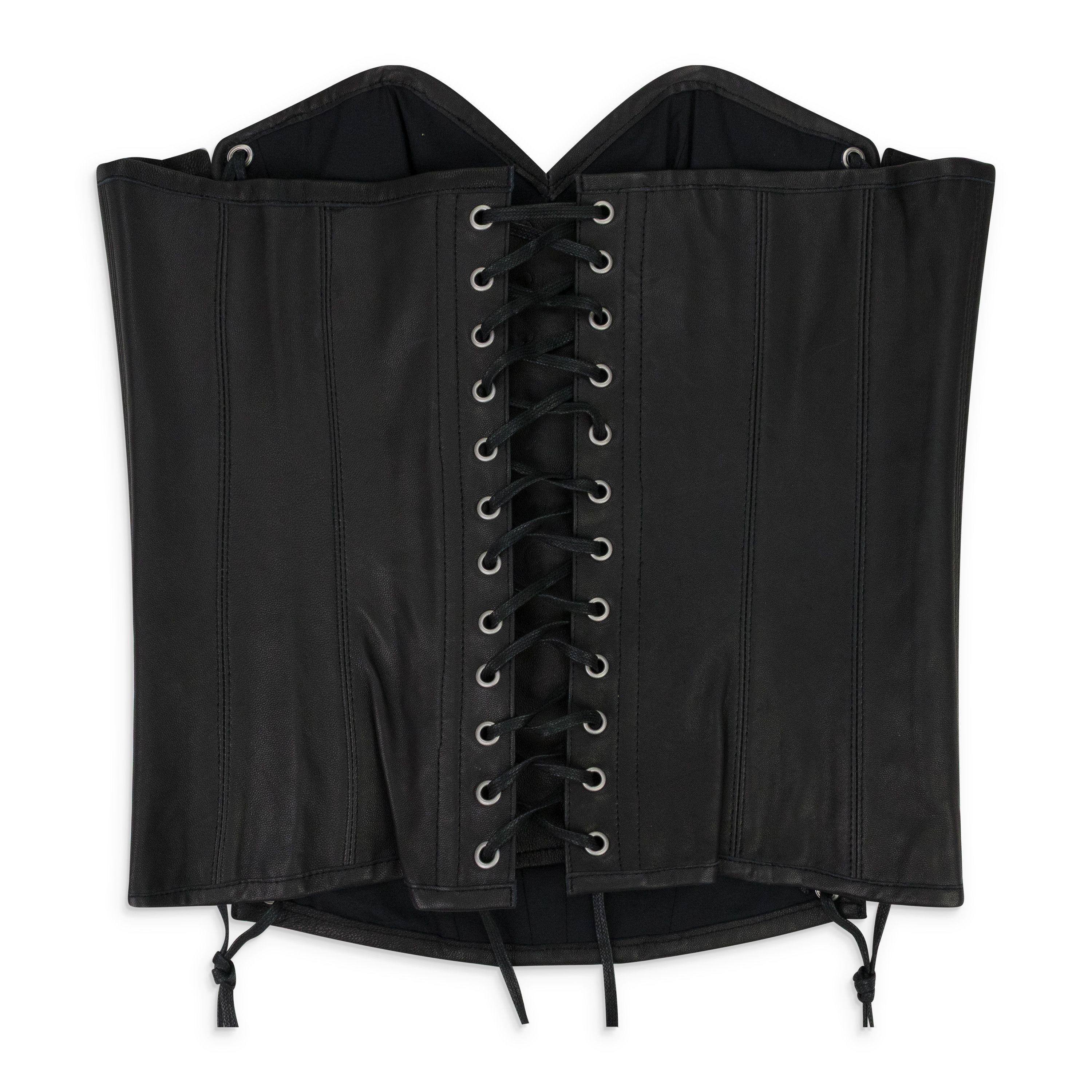 Who Decides War Who Decides War BLACK WINDOW LONGLINE CORSET SIZE L Size ONE SIZE - 2 Thumbnail
