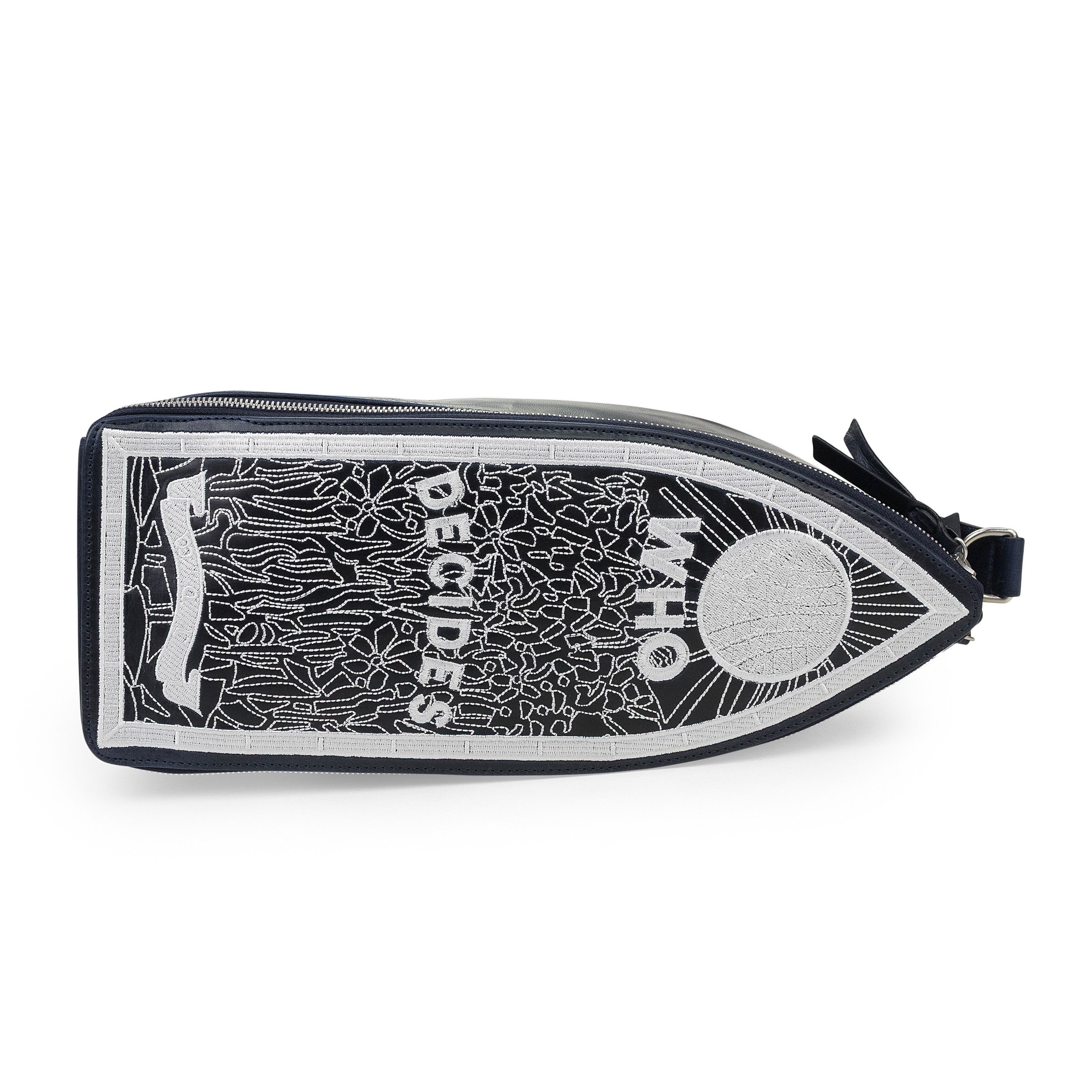 Who Decides War Who Decides War INDIGO EMBROIDERED CROSSBODY BAG SIZE OS Size ONE SIZE - 3 Thumbnail