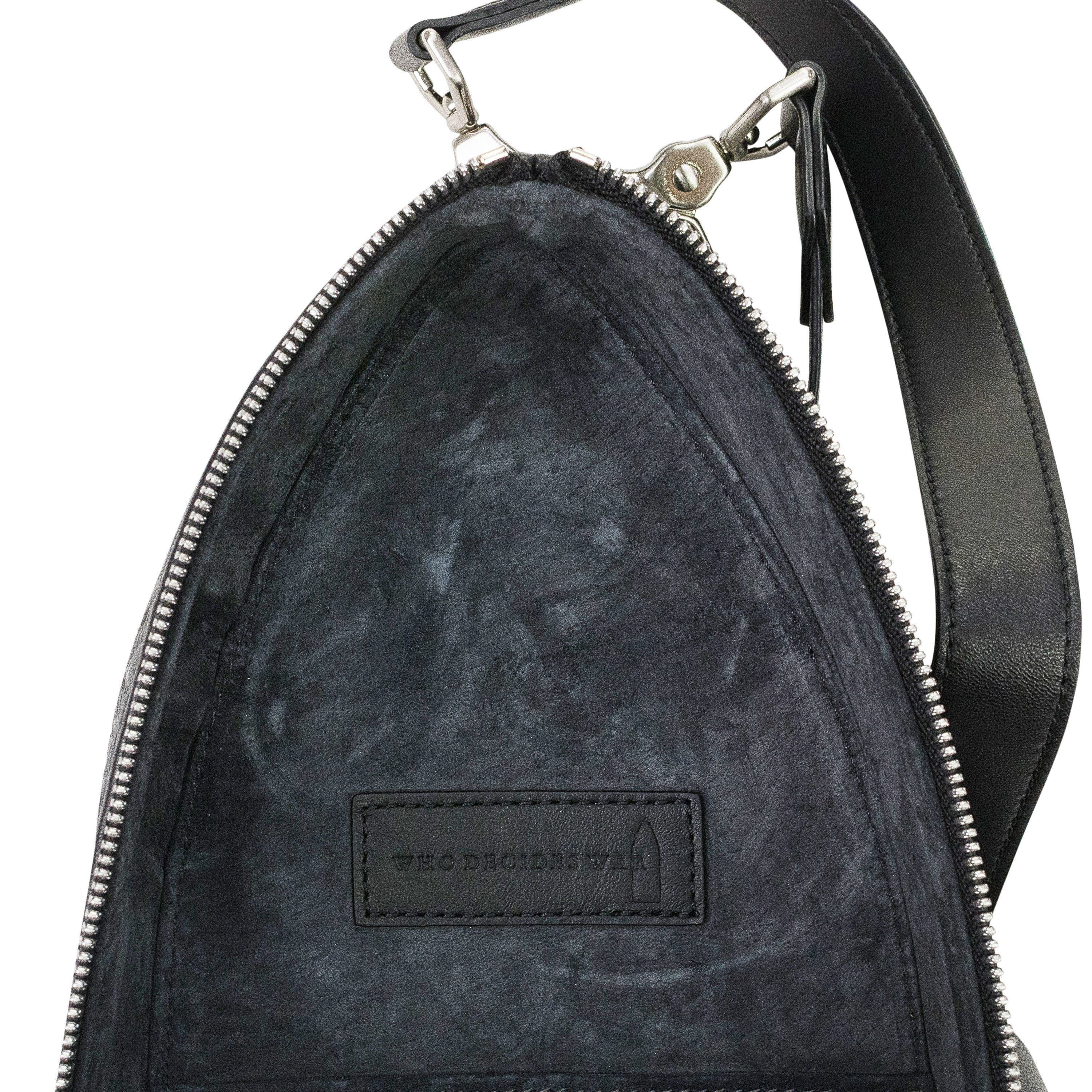 Who Decides War Who Decides War BLACK EMBROIDERED CROSSBODY BAG SIZE OS Size ONE SIZE - 6 Thumbnail
