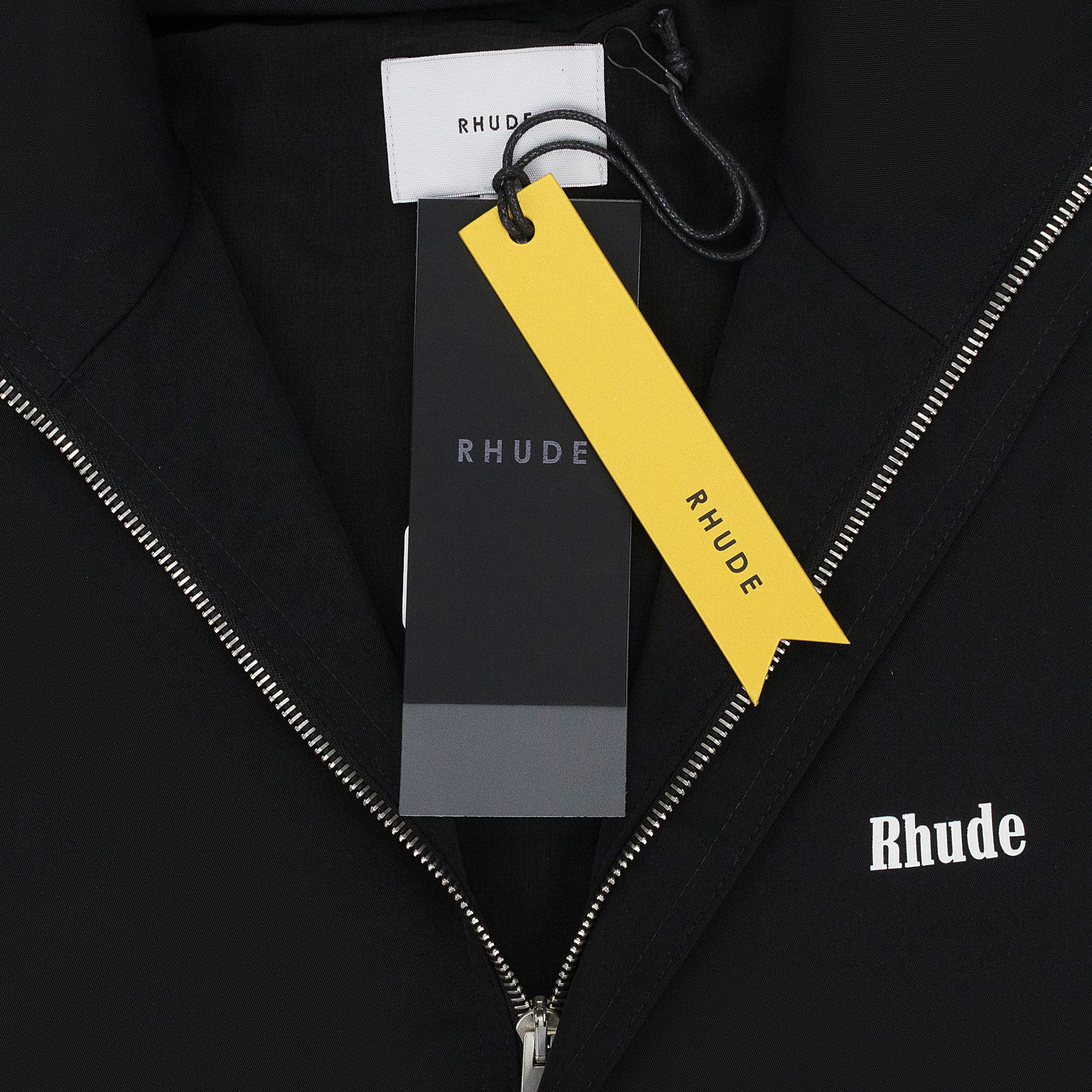 Rhude Rhude BLACK AMARINO TRACK JACKET SIZE M Size US M / EU 48-50 / 2 - 5 Thumbnail