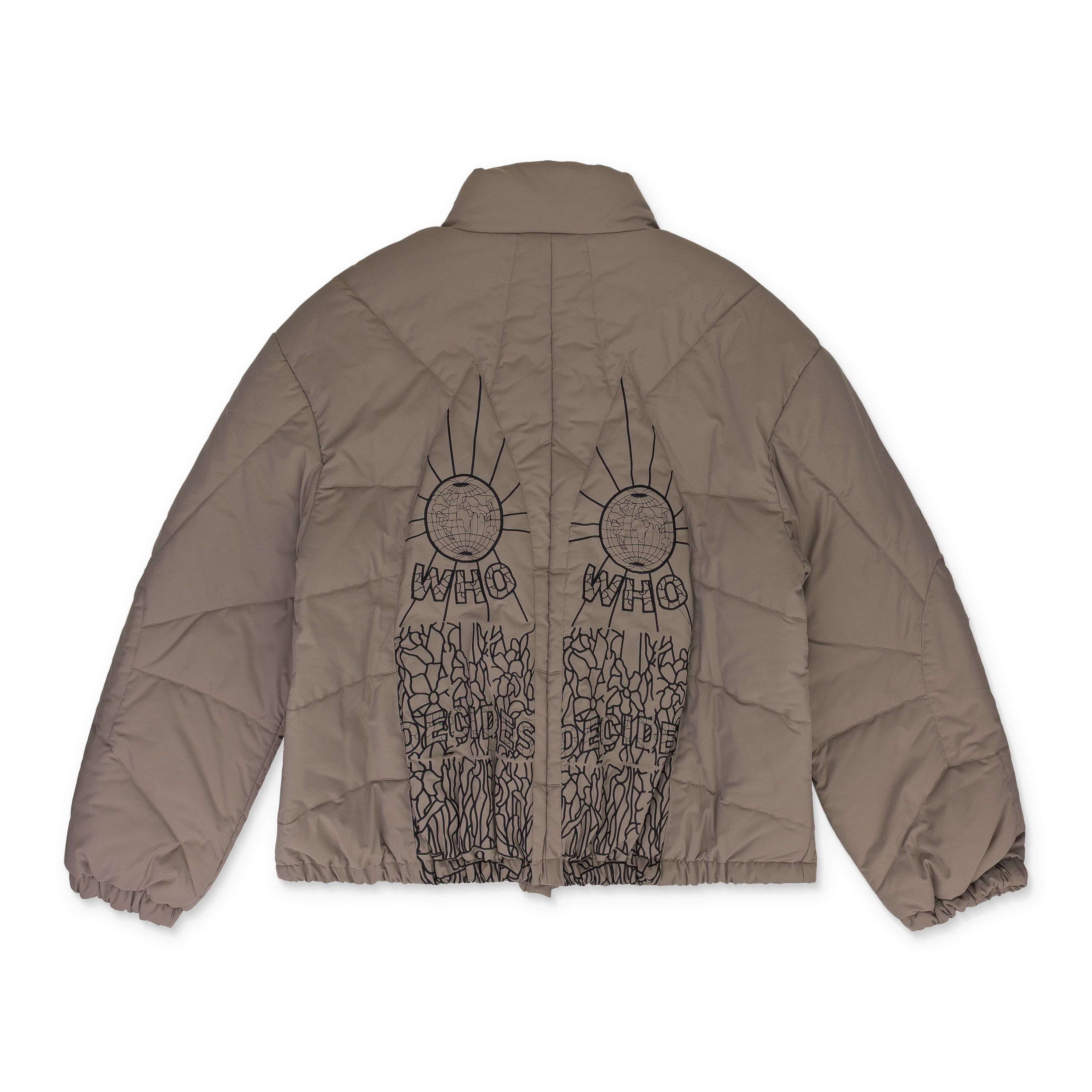 Who Decides War Who Decides War GRAY EMBROIDERED BOMBER SIZE L Size US L / EU 52-54 / 3 - 2 Thumbnail