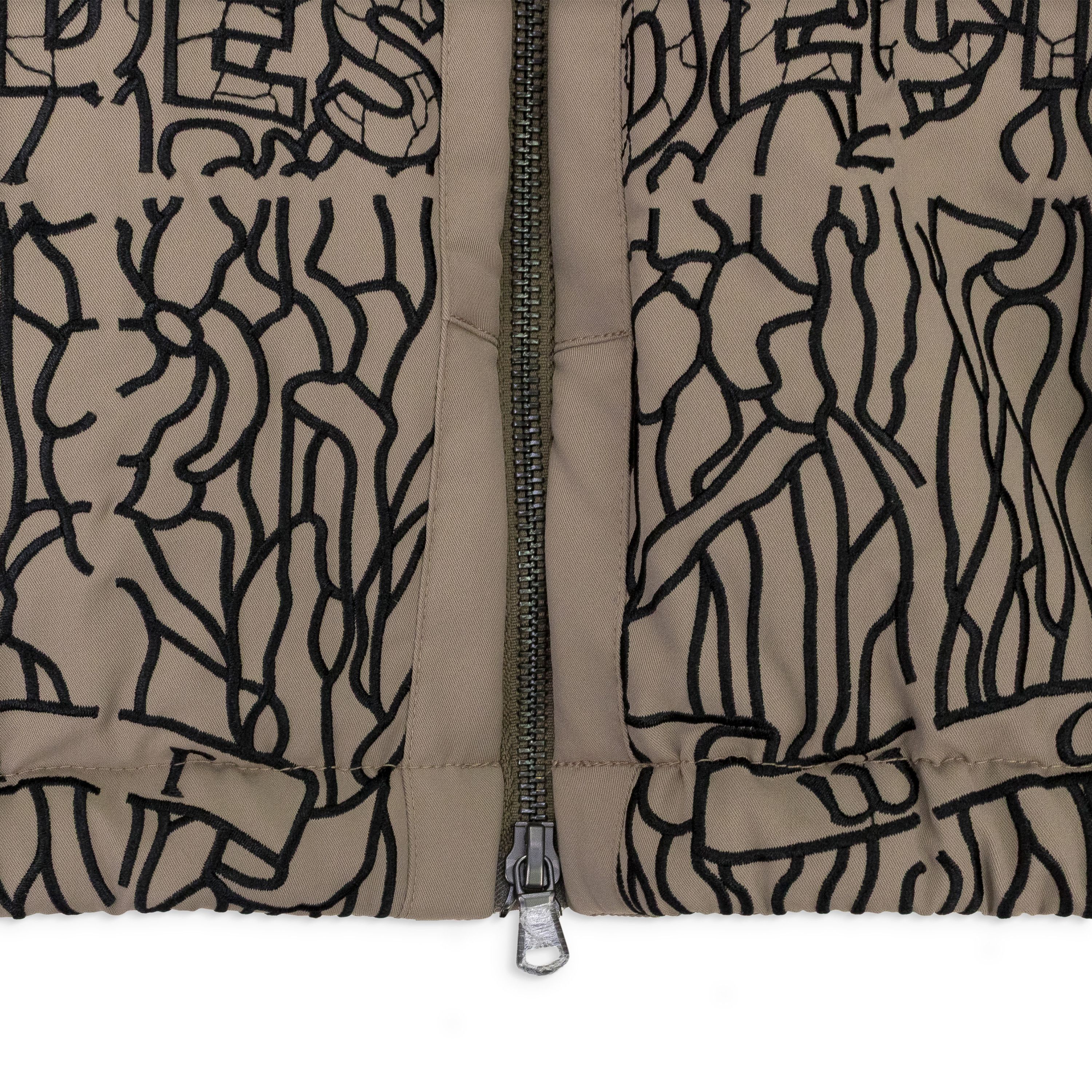 Who Decides War Who Decides War GRAY EMBROIDERED BOMBER SIZE XL Size US XL / EU 56 / 4 - 6 Thumbnail