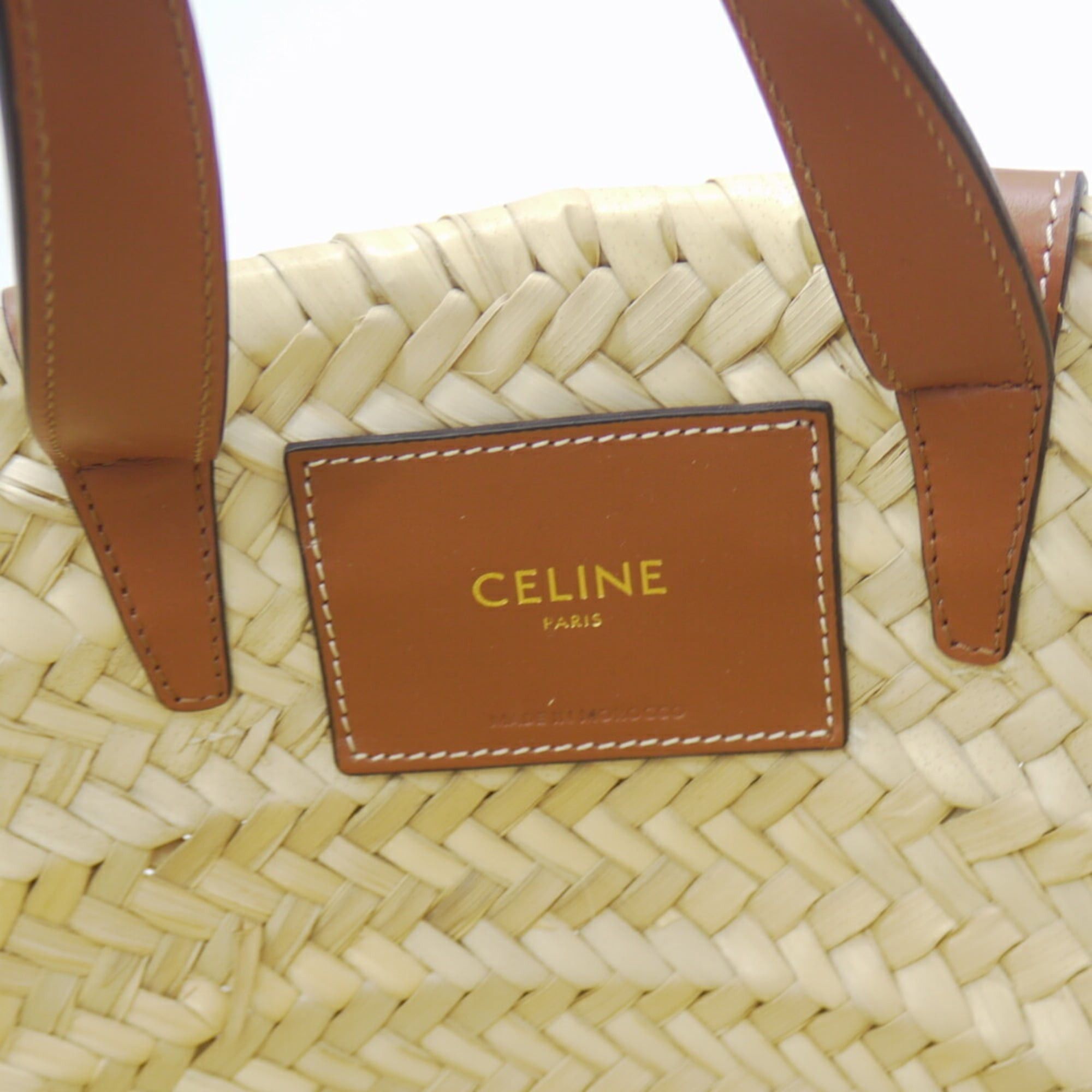 Celine Celine Teen Triomphe Classic Panier Shoulder Bag 19400 2DUI 04LU Size ONE SIZE - 8 Thumbnail