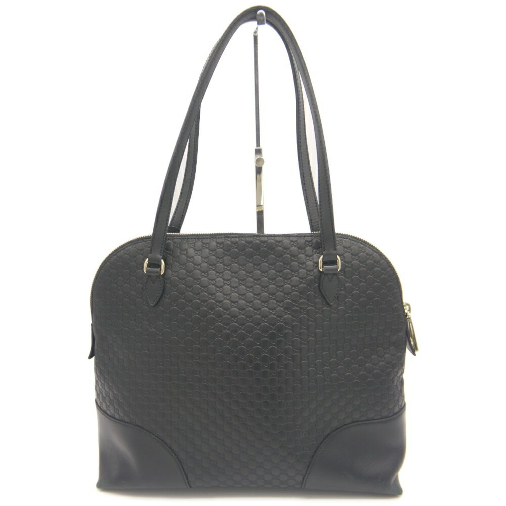 Gucci GUCCI Micro GG Handbag/Shoulder Bag 449243 524947 Shima Leather Black Size ONE SIZE - 2 Thumbnail
