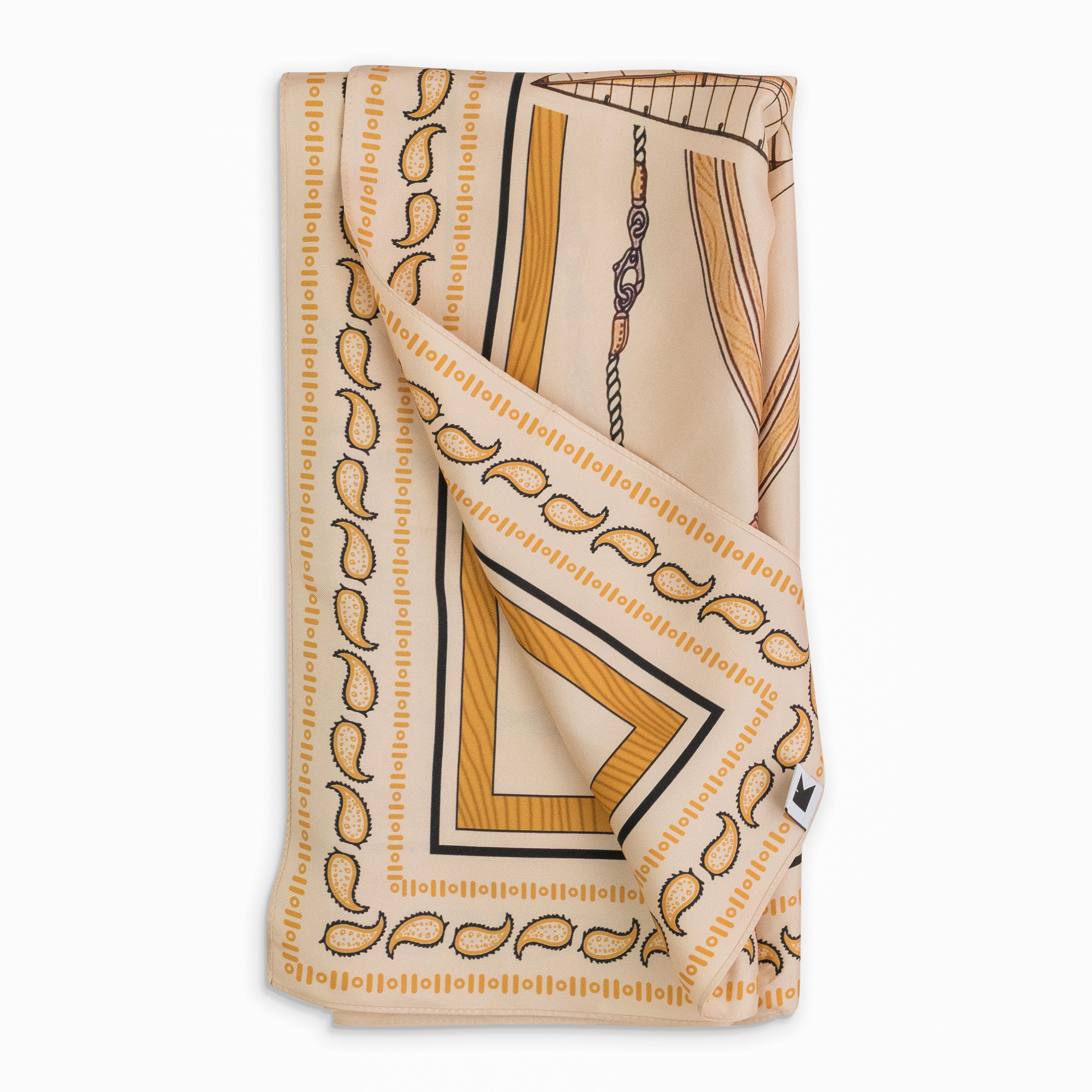 Rhude Rhude MULTICOLOR NAUTICA PRINTED SCARF SIZE OS Size ONE SIZE - 5 Thumbnail
