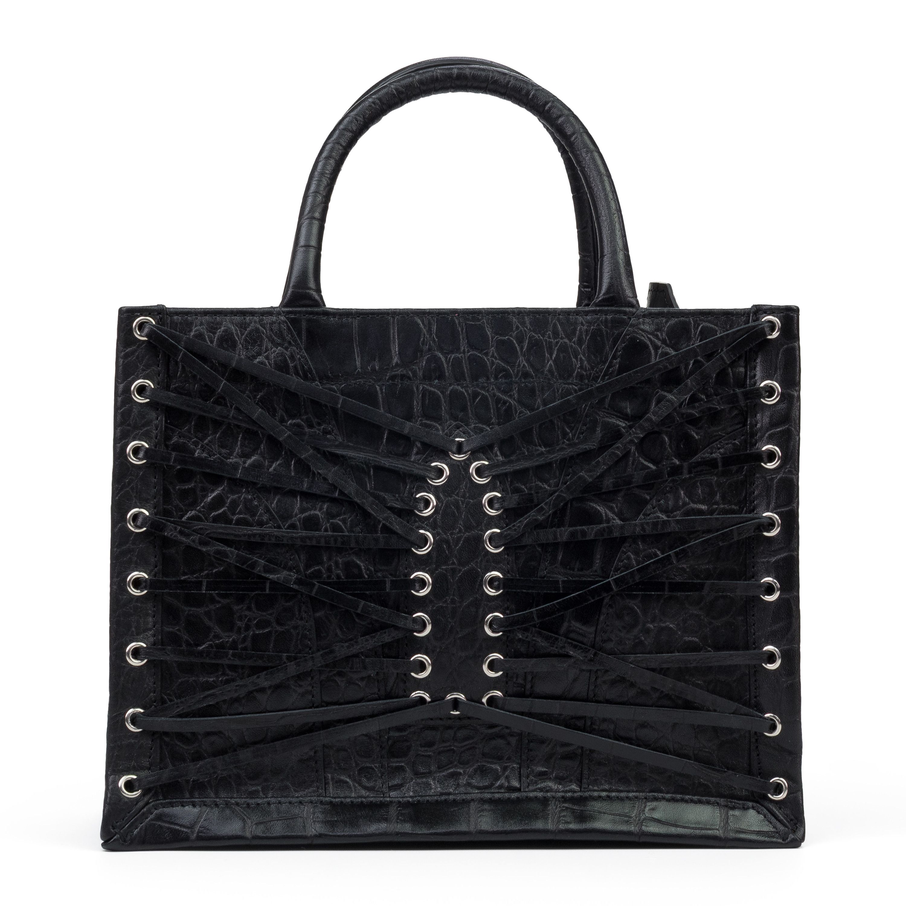 Who Decides War Who Decides War BLACK ARCH TOTE MINI MESSENGER BAG SIZE OS Size ONE SIZE - 2 Thumbnail