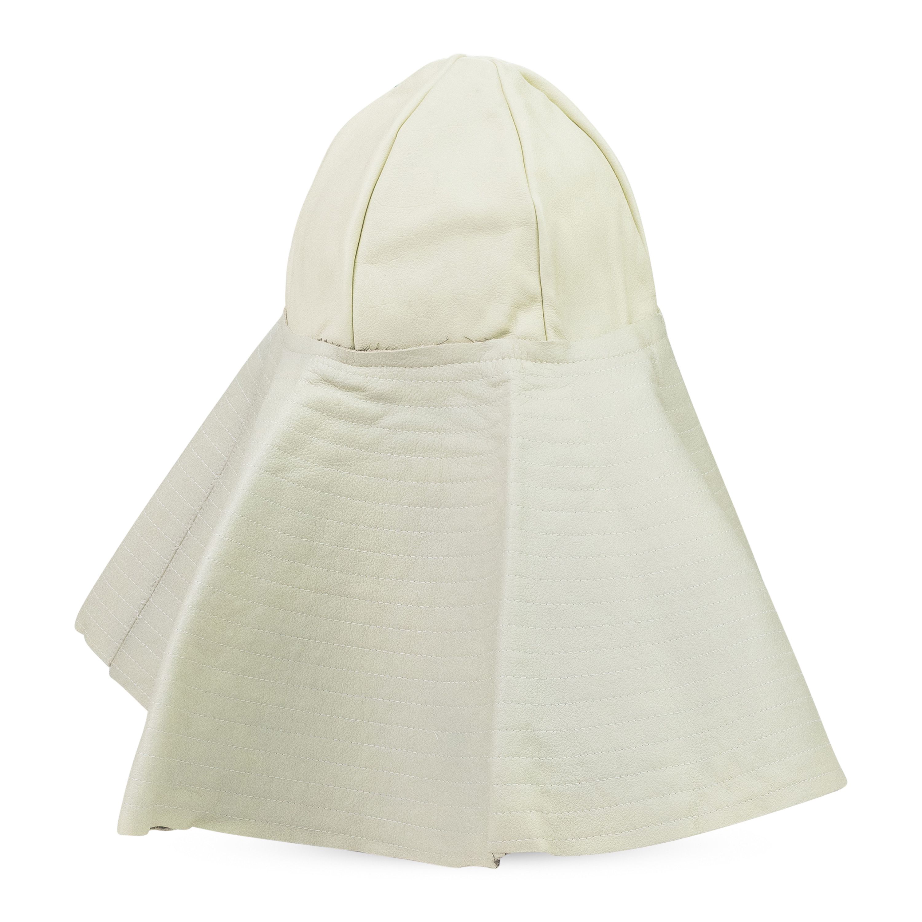 Who Decides War Who Decides War WHITE LEATHER SUNHAT BASEBALL CAP SIZE OS Size ONE SIZE - 2 Thumbnail