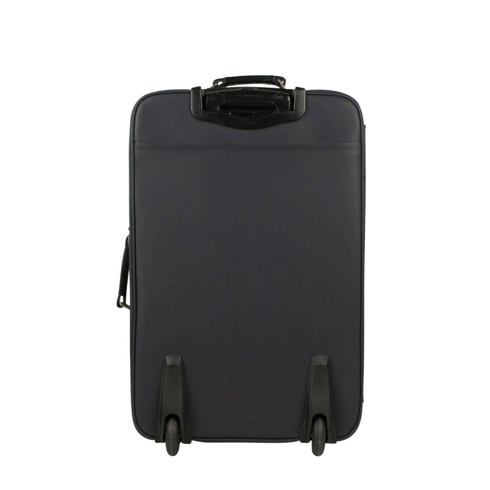 Bottega Veneta Bottega Veneta Blue Rubberized Canvas 'Marco Polo' Suitcase Luggage Size ONE SIZE - 2 Thumbnail