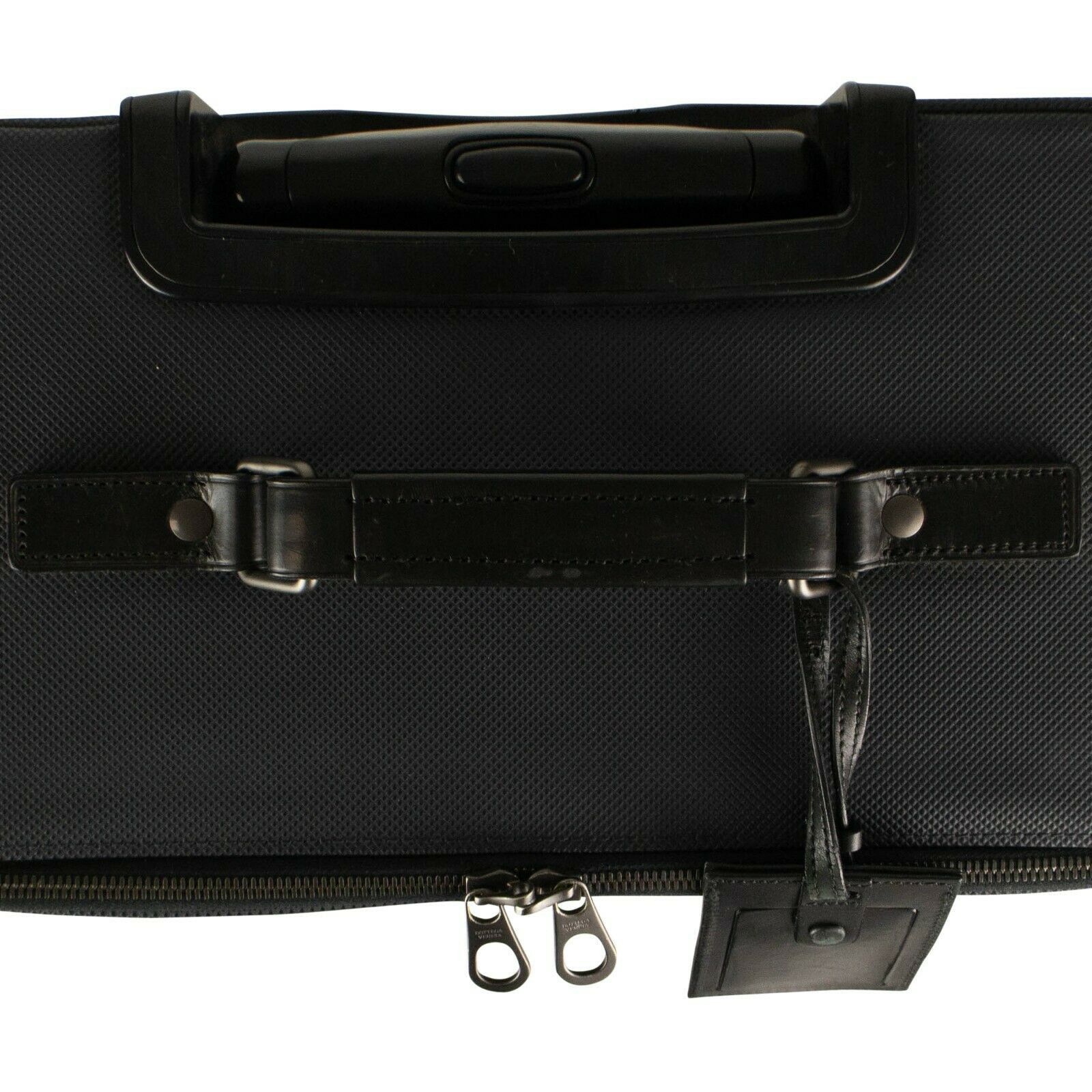 Bottega Veneta Bottega Veneta Blue Rubberized Canvas 'Marco Polo' Suitcase Luggage Size ONE SIZE - 5 Thumbnail