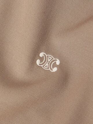 Celine triomphe blouson jacket in wool twill camel Size US M / EU 48-50 / 2 - 5 Thumbnail