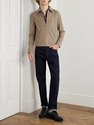 Celine triomphe blouson jacket in wool twill camel Size US XL / EU 56 / 4 - 2 Thumbnail