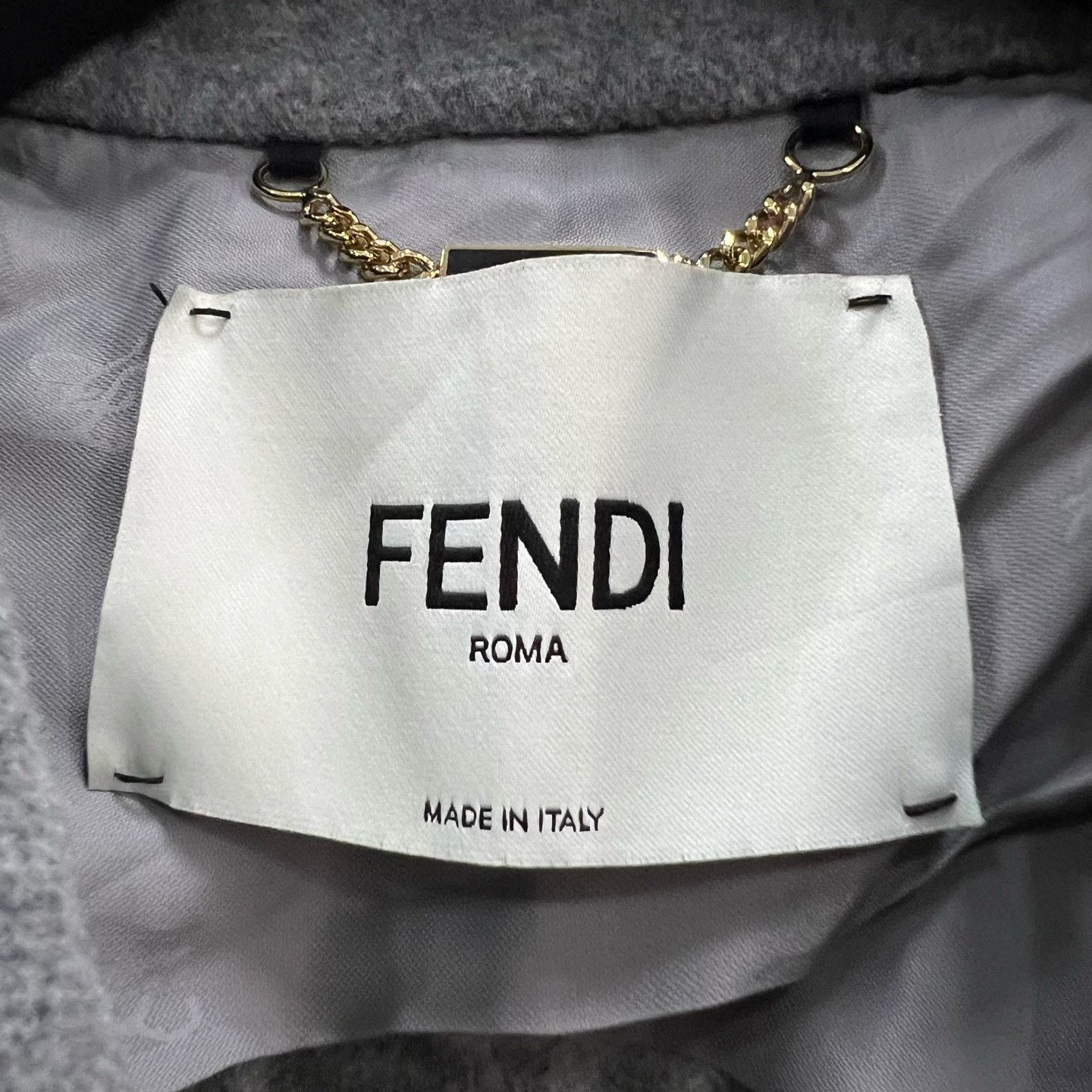 Fendi Fendi Gray Coat it_38 Women Size XS / US 0-2 / IT 36-38 - 3 Thumbnail