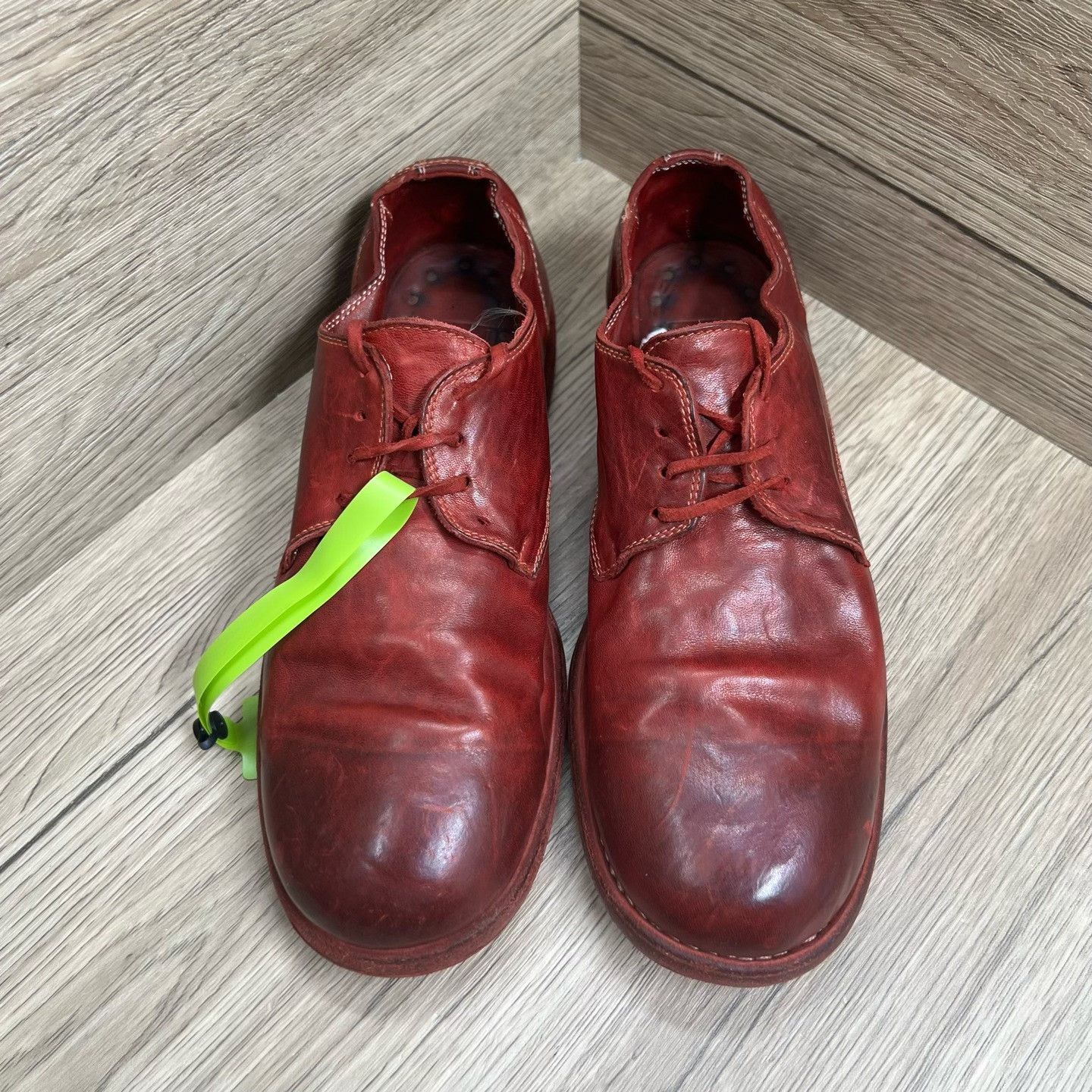 Guidi Guidi Red Lowtop Sneakers us_8 Women Size US 8 / IT 38 - 2 Thumbnail