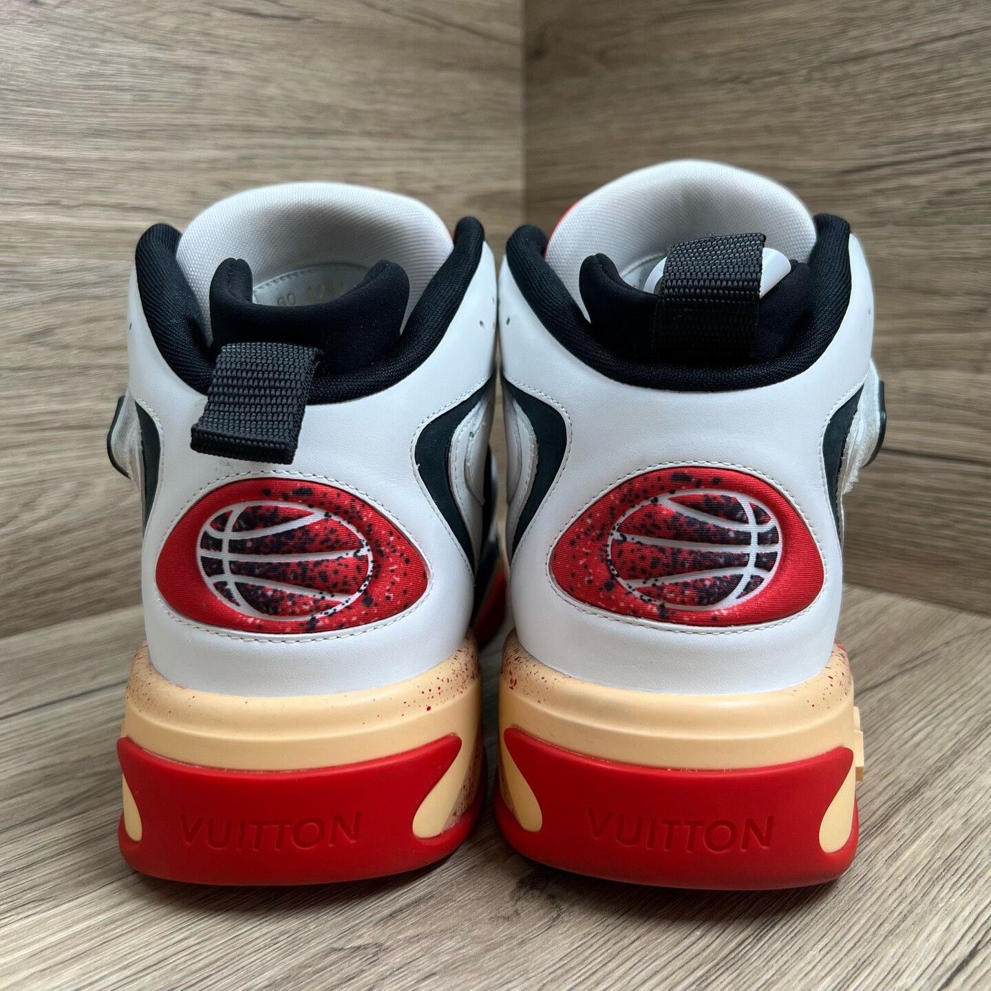 Louis Vuitton Louis Vuitton Training Red Hitop Sneakers 8 Men Size US 8 / EU 41 - 4 Thumbnail