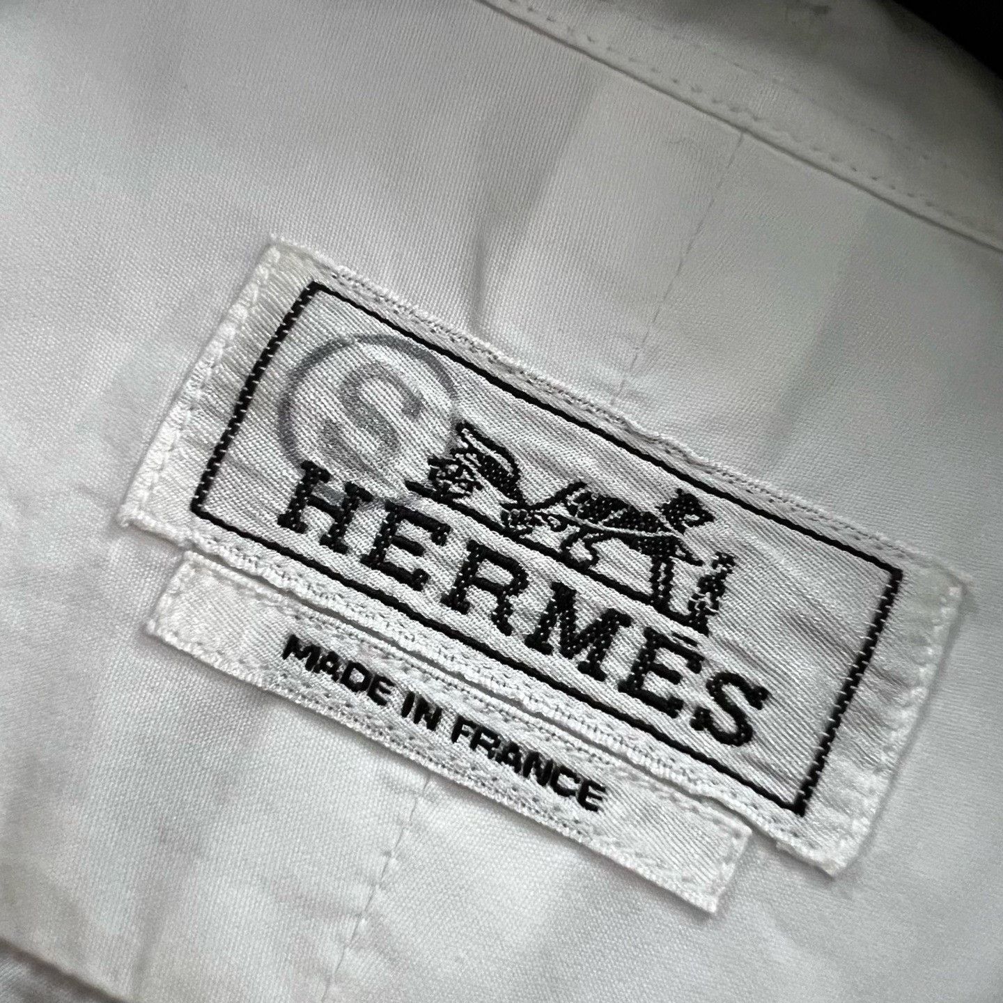 Hermes Hermes White Shirt xxs Men Size US XXS / EU 40 - 4 Thumbnail
