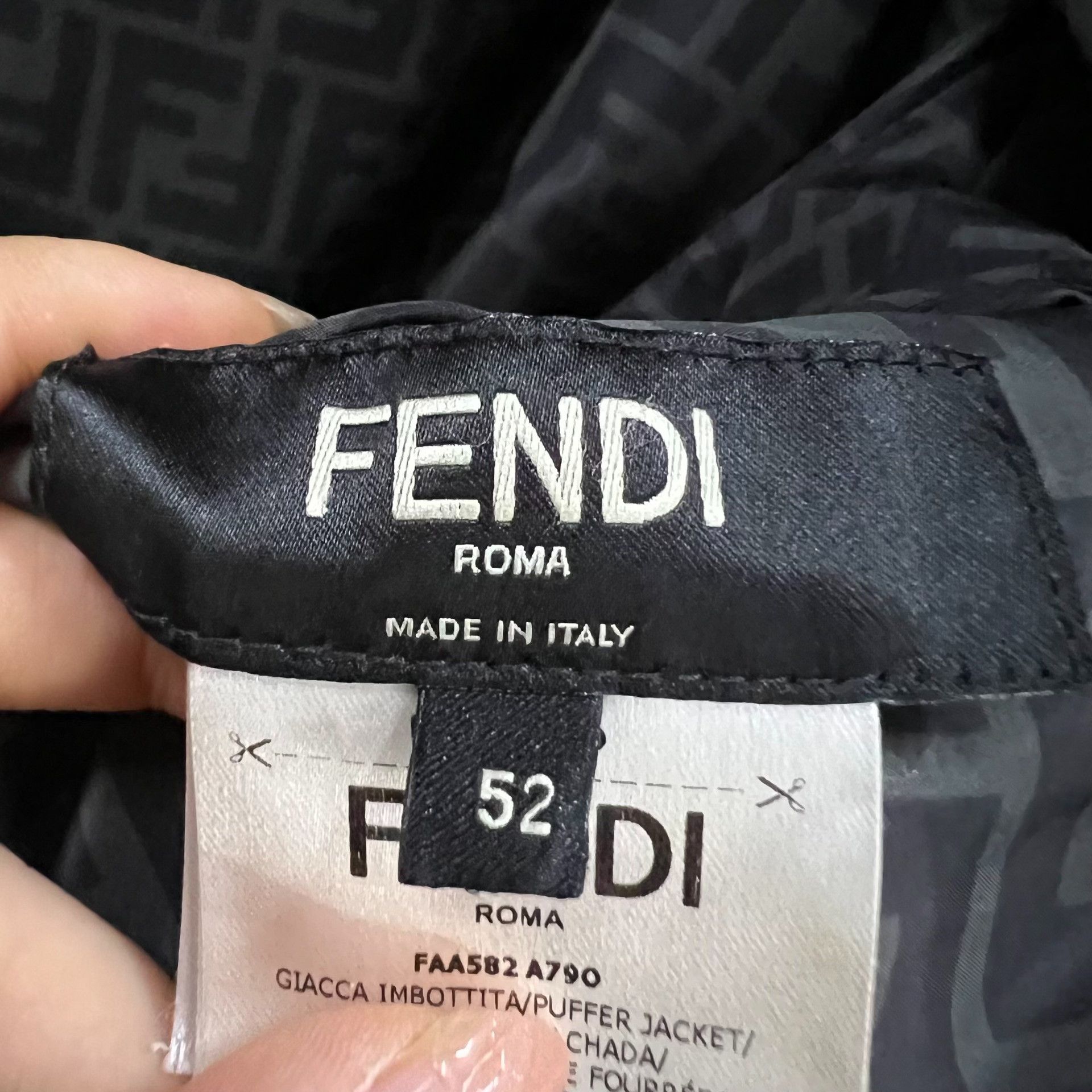 Fendi Fendi Light Jacket l Men Size US L / EU 52-54 / 3 - 4 Thumbnail