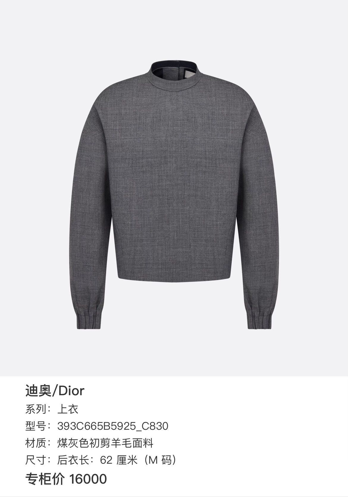 Dior Dior Gray Light Jacket m Men Size US M / EU 48-50 / 2 - 8 Thumbnail