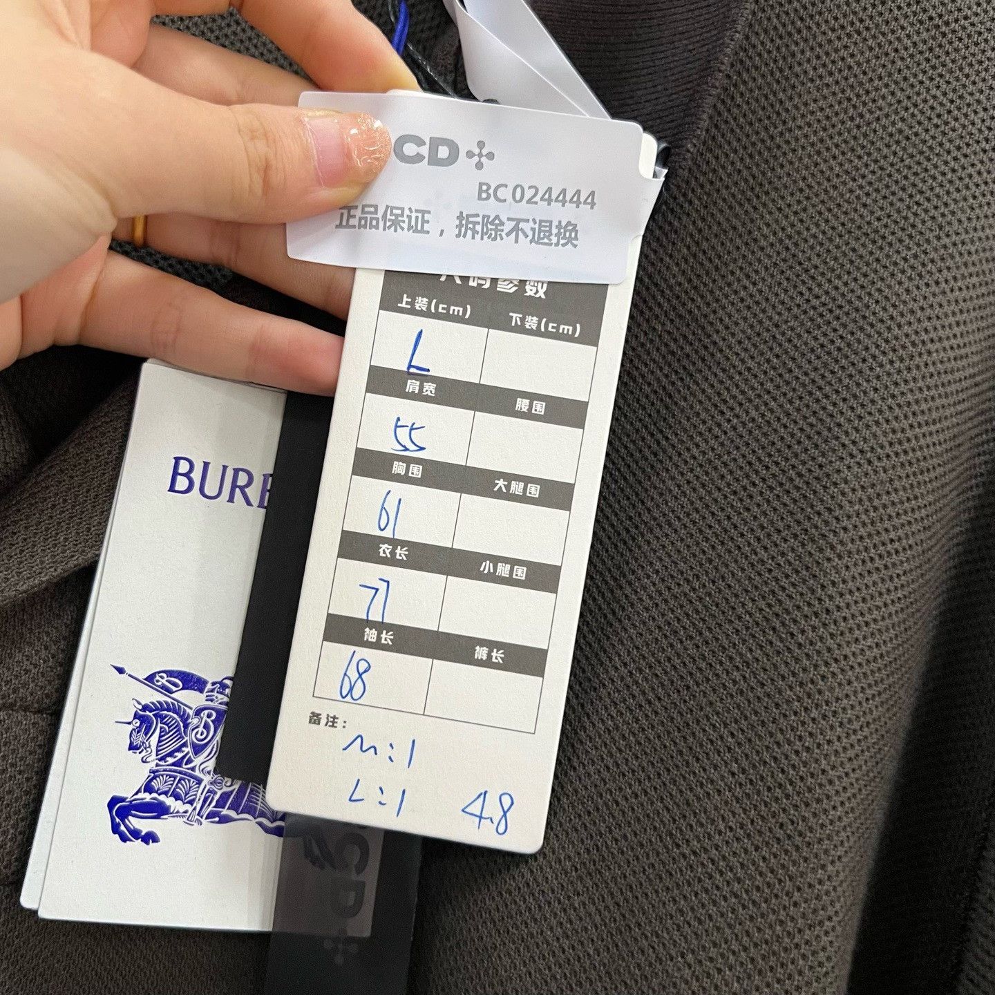 Burberry Burberry Embroidered Polo m Men Size US M / EU 48-50 / 2 - 6 Thumbnail