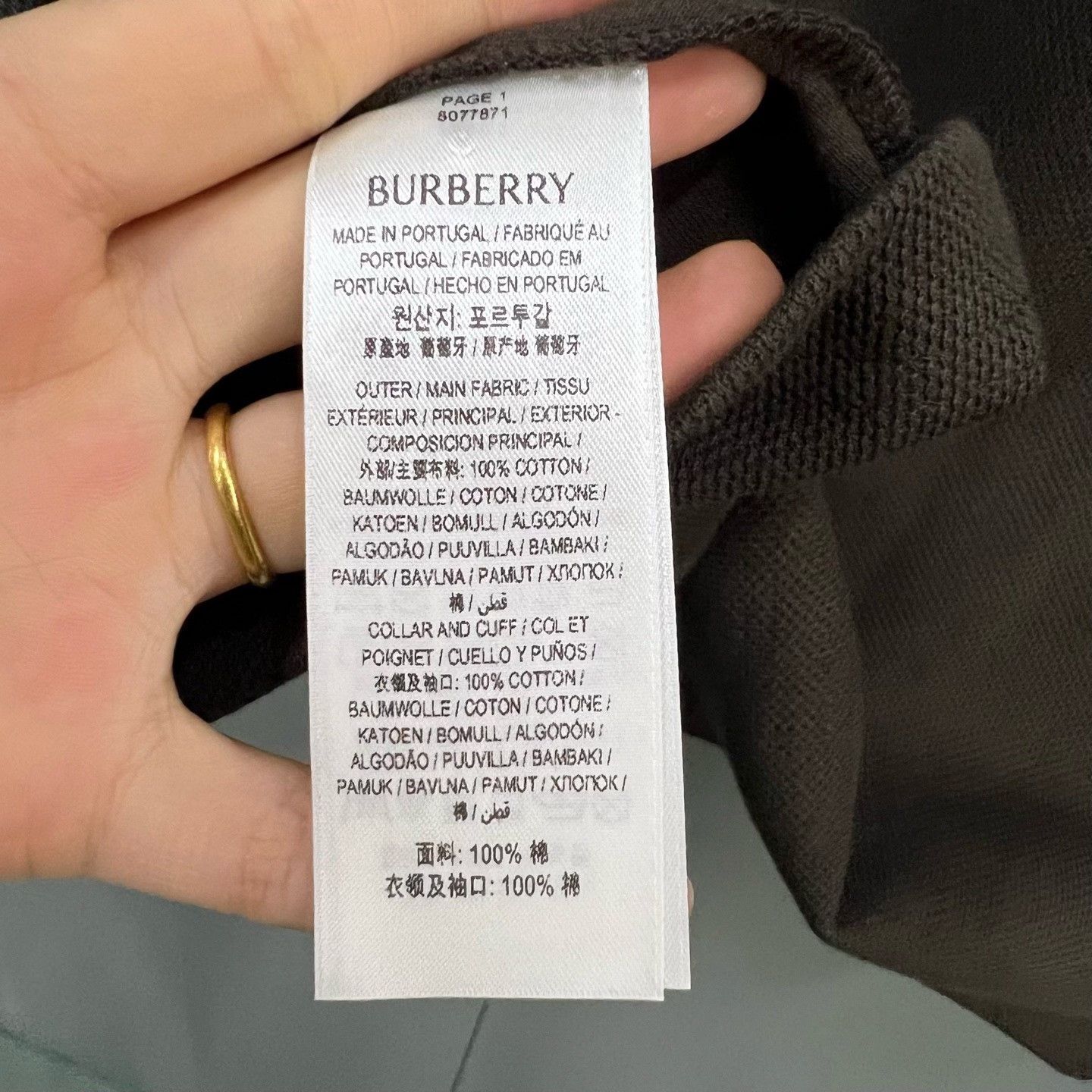 Burberry Burberry Embroidered Polo m Men Size US M / EU 48-50 / 2 - 3 Thumbnail
