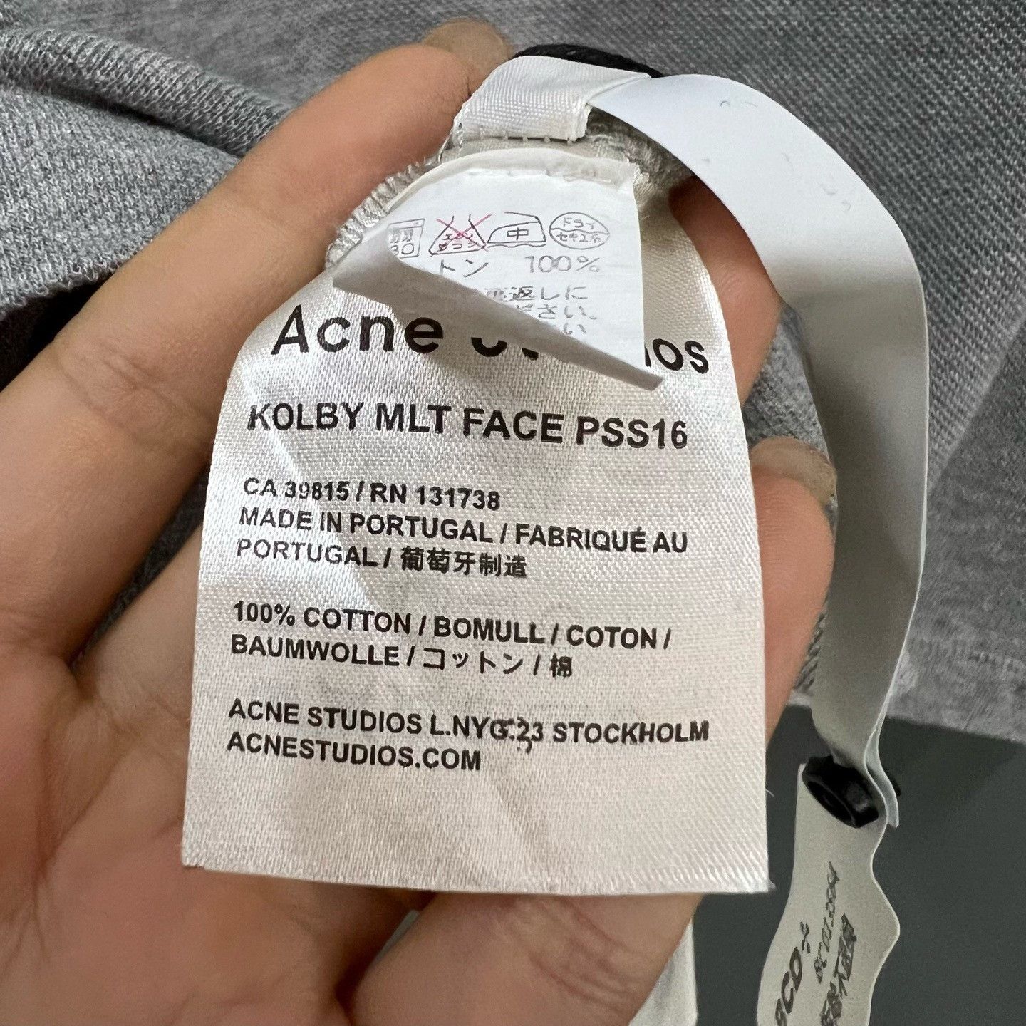 Acne Studios Acne Studios Embroidered Gray Polo xs Men Size US XS / EU 42 / 0 - 4 Thumbnail