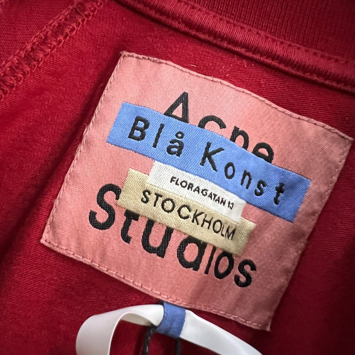 Acne Studios Acne Studios Red T-Shirt us_2 Women Size XS / US 0-2 / IT 36-38 - 4 Thumbnail