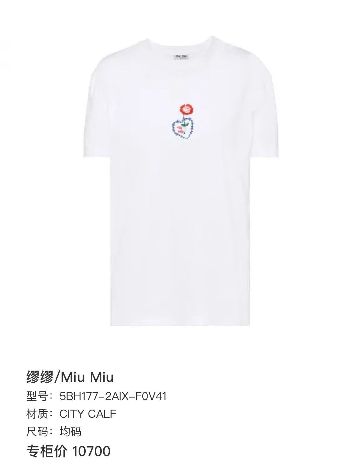 Miu Miu Miu Miu Floral Embroidered T-Shirt M Women Size M / US 6-8 / IT 42-44 - 6 Thumbnail