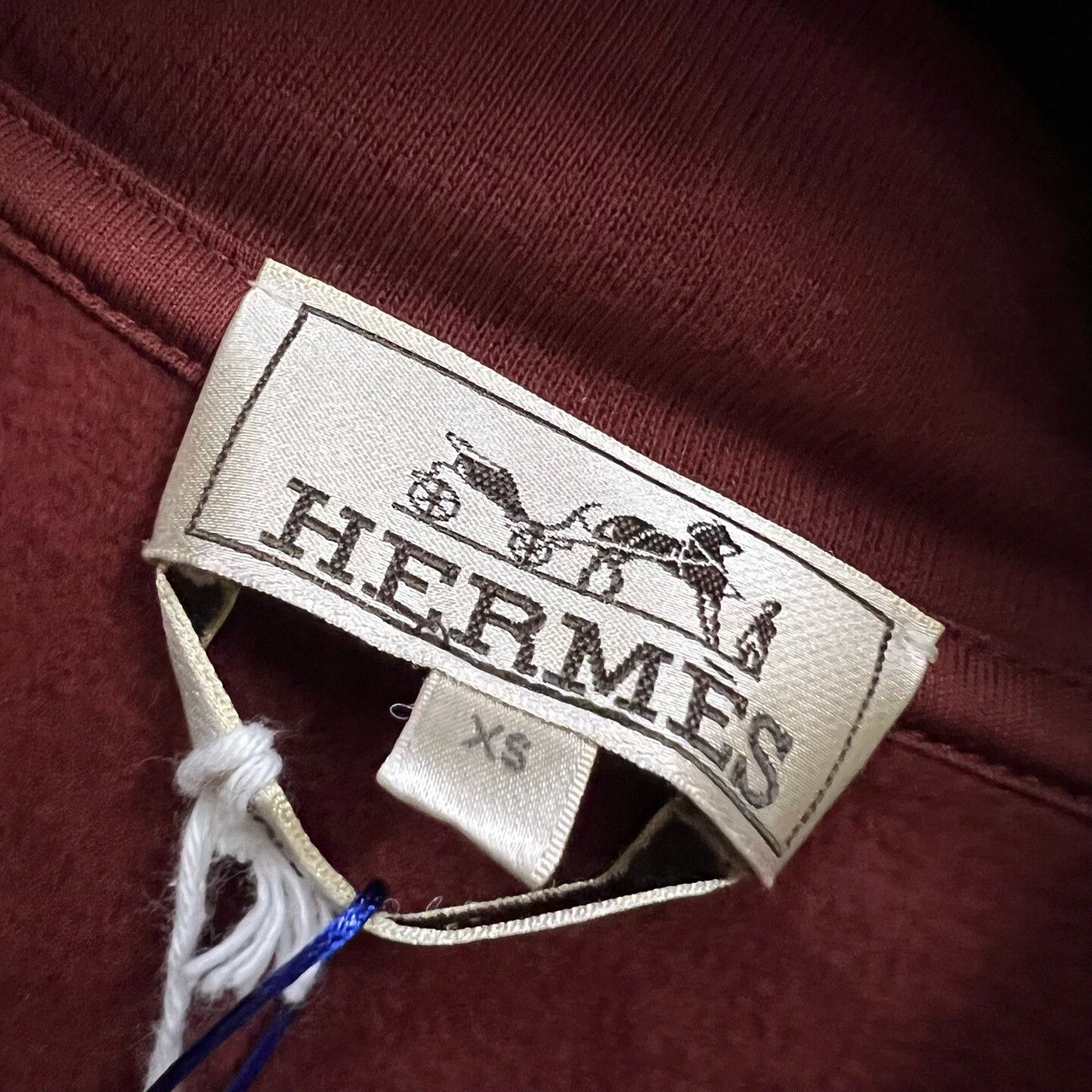Hermes Hermes Red Hoodie XS Women Size XS / US 0-2 / IT 36-38 - 2 Thumbnail