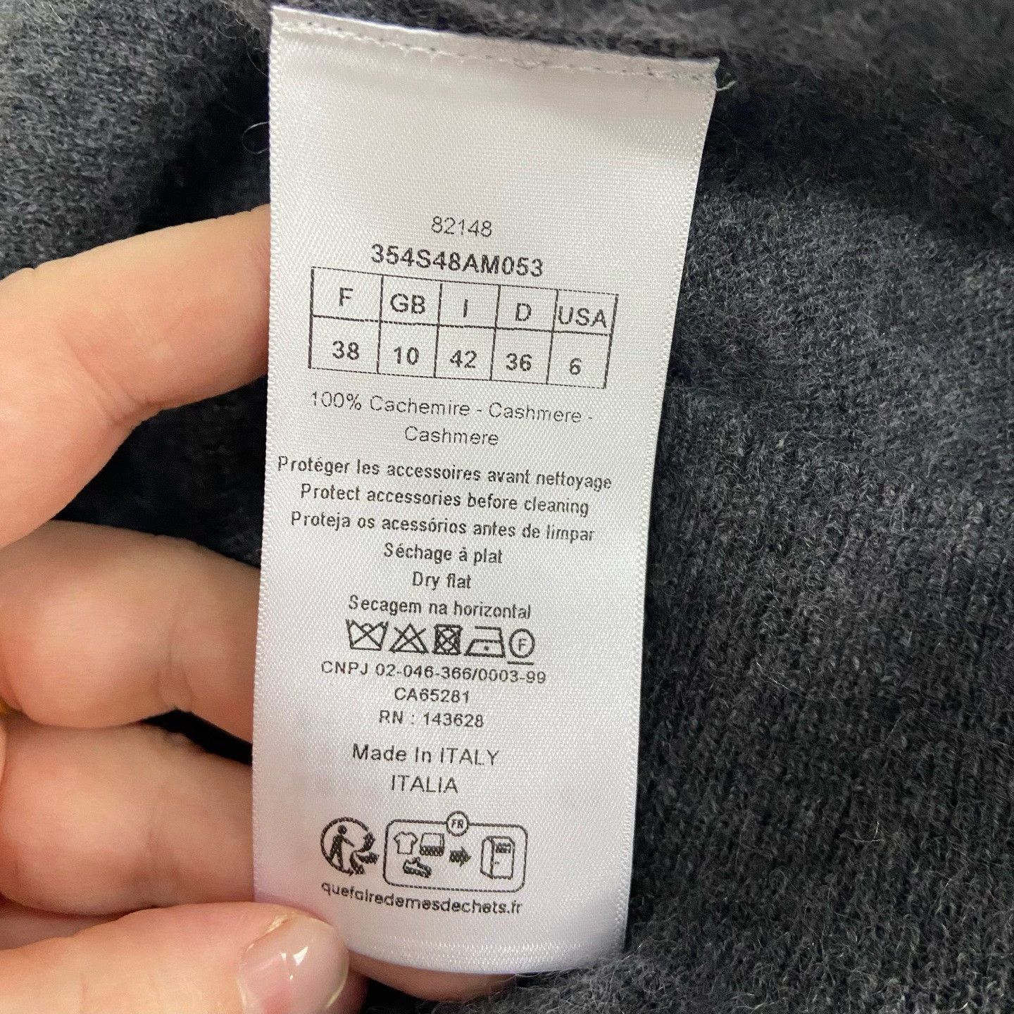 Dior Dior Knit Gray Sweater it_38 Women Size XS / US 0-2 / IT 36-38 - 6 Thumbnail