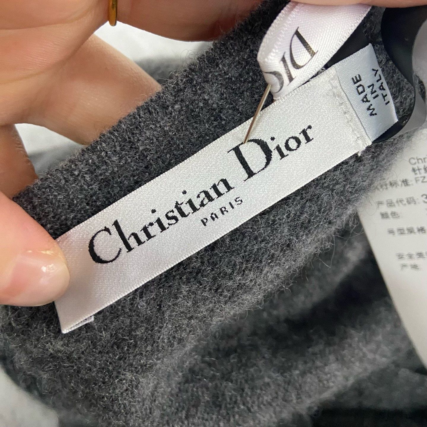 Dior Dior Knit Gray Sweater it_38 Women Size XS / US 0-2 / IT 36-38 - 4 Thumbnail