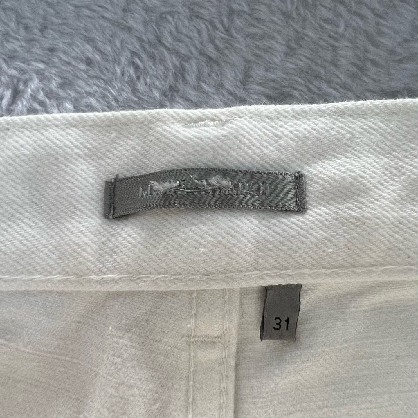 Dior Dior Denim White Denim Jeans 31 Men Size US 31 - 3 Thumbnail