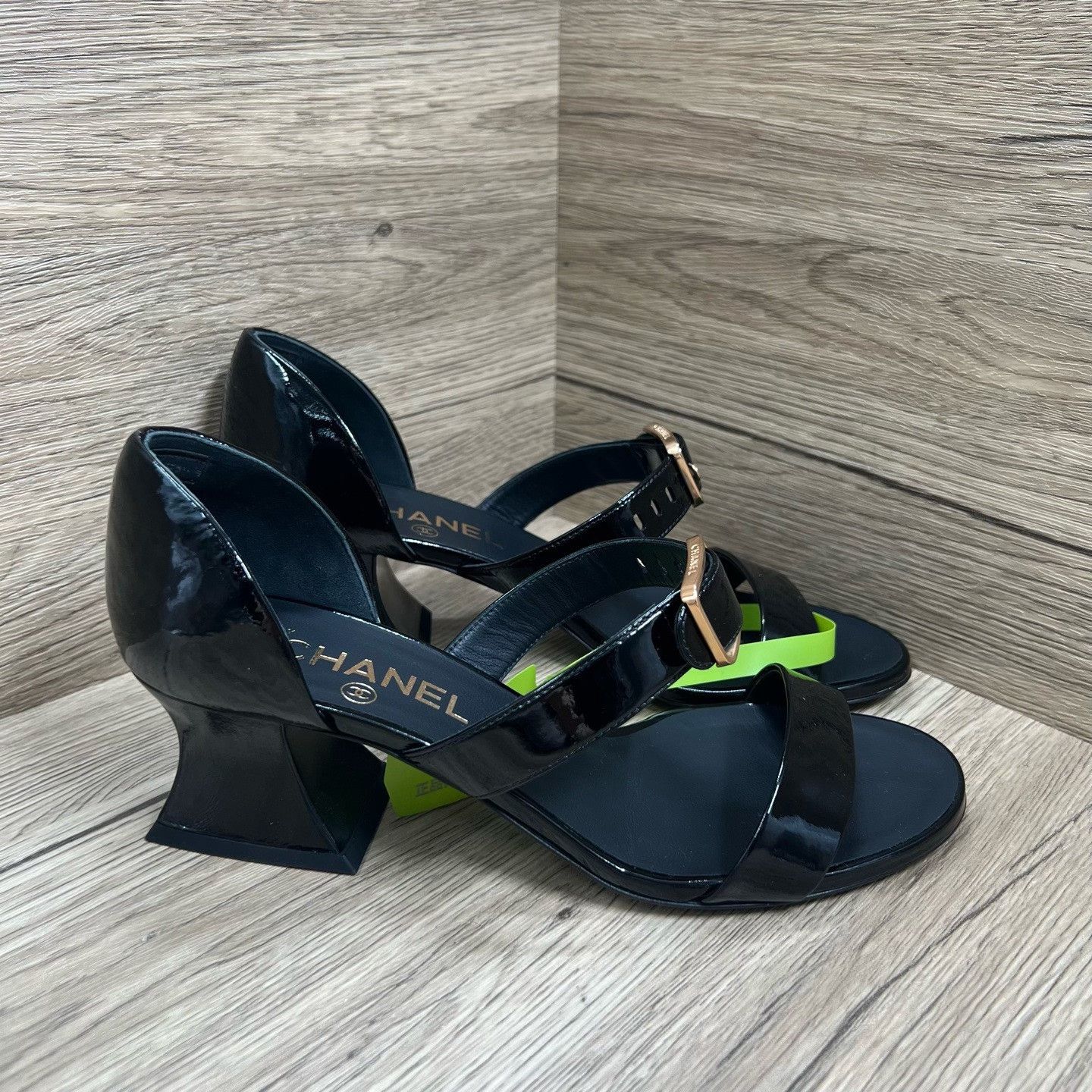 Chanel Chanel Black Sandals us_7-5 Women Size US 7.5 / IT 37.5 - 4 Thumbnail