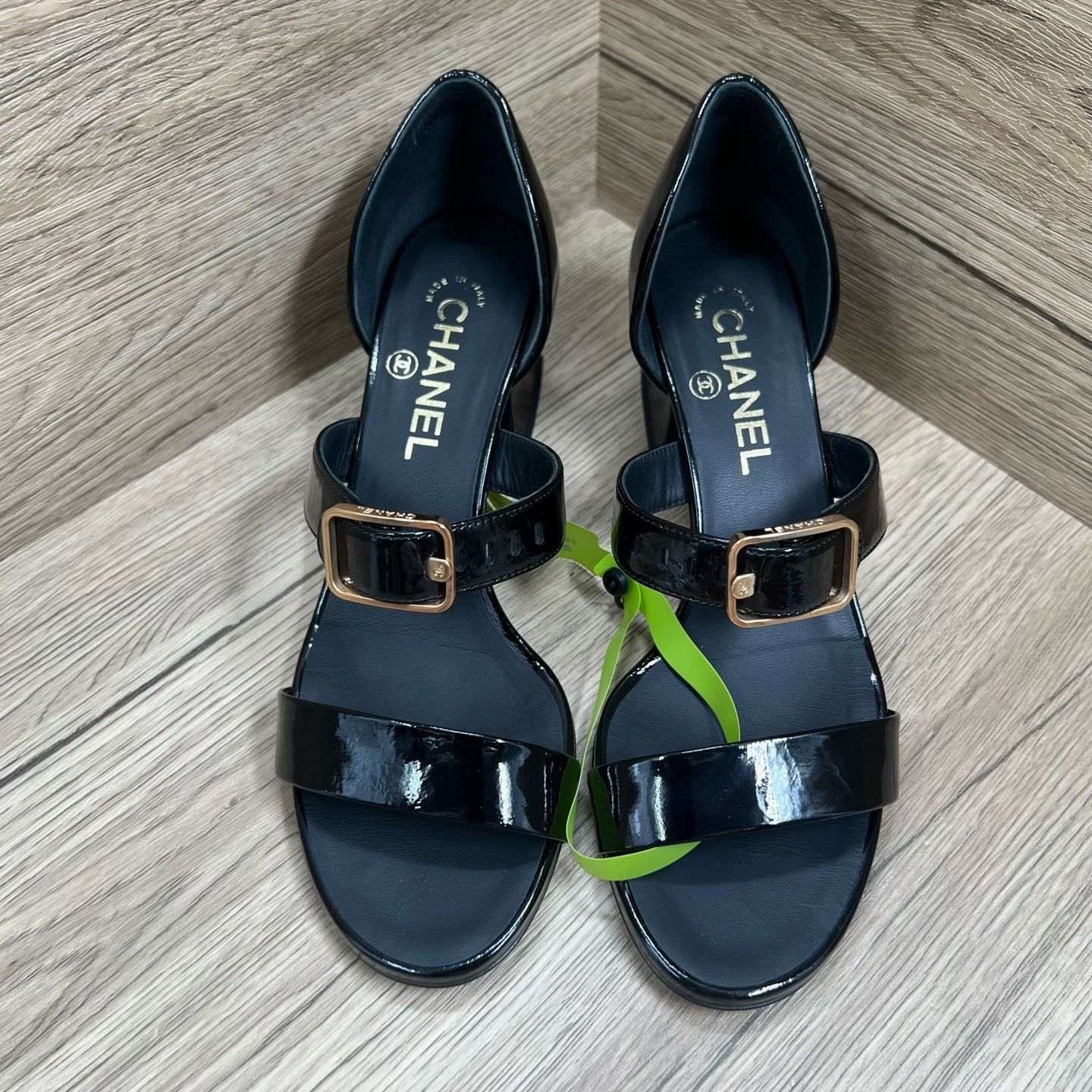 Chanel Chanel Black Sandals us_7-5 Women Size US 7.5 / IT 37.5 - 3 Thumbnail