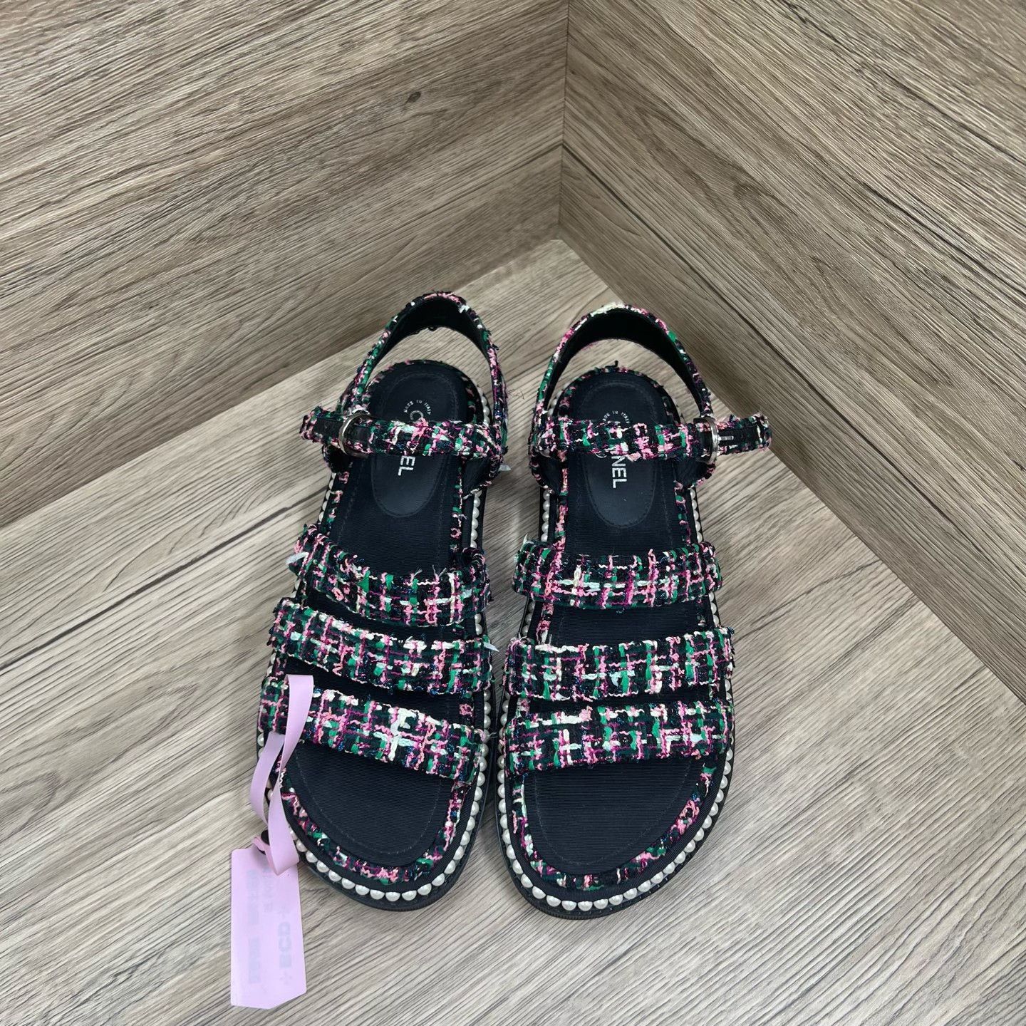 Chanel Chanel Knit Sandals us_9 Women Size US 9 / IT 39 - 2 Thumbnail