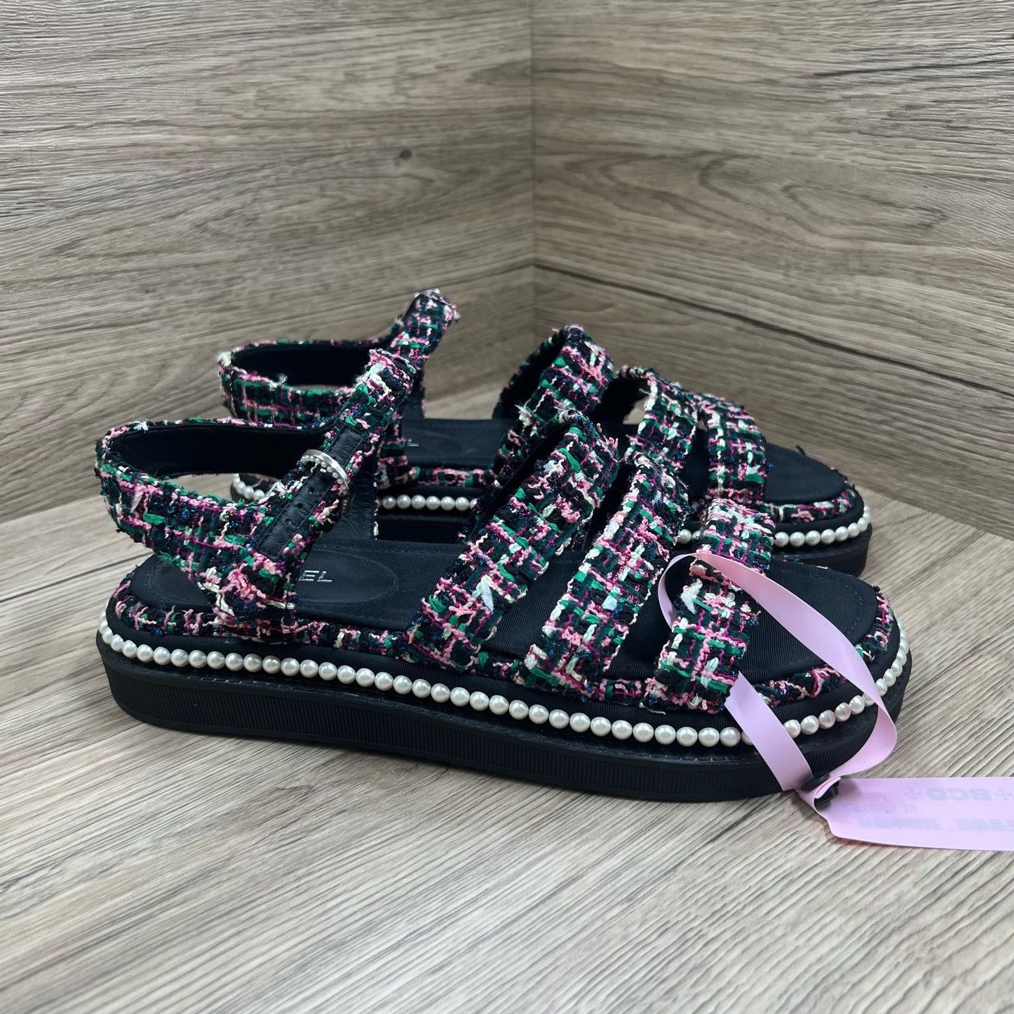 Chanel Chanel Knit Sandals us_9 Women Size US 9 / IT 39 - 3 Thumbnail