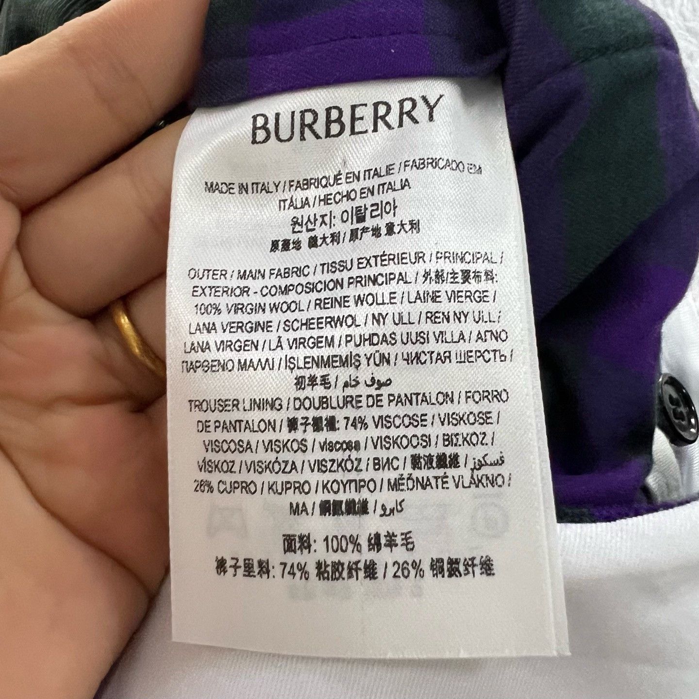 Burberry Burberry Plaid Casual Pants 32 Men Size US 32 / EU 48 - 4 Thumbnail