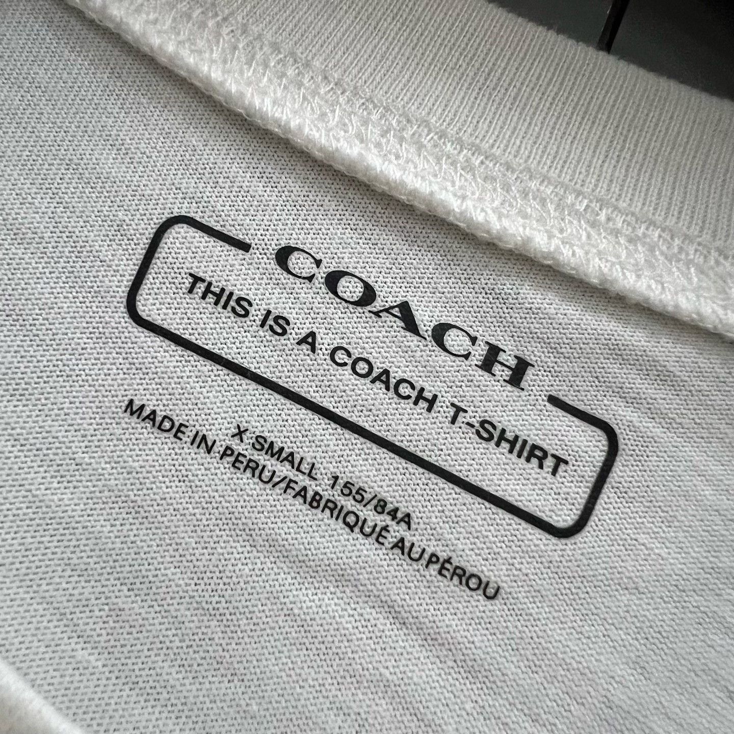 Coach Coach White T-Shirt XS Women Size XS / US 0-2 / IT 36-38 - 2 Thumbnail