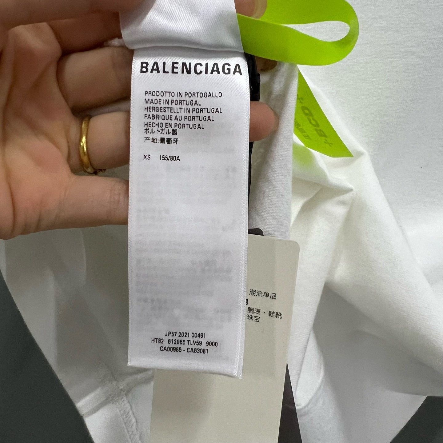 Balenciaga Balenciaga Collab Green T-Shirt XS Women Size XS / US 0-2 / IT 36-38 - 5 Thumbnail