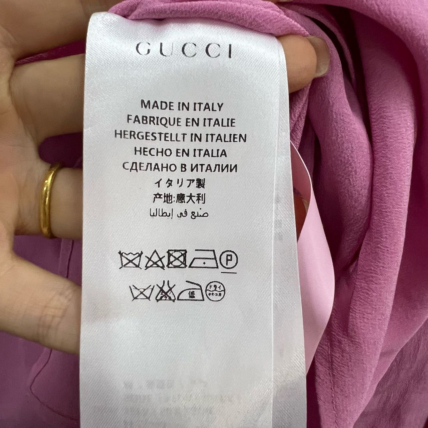 Gucci Gucci Pink Button Up it_42 Women Size M / US 6-8 / IT 42-44 - 5 Thumbnail