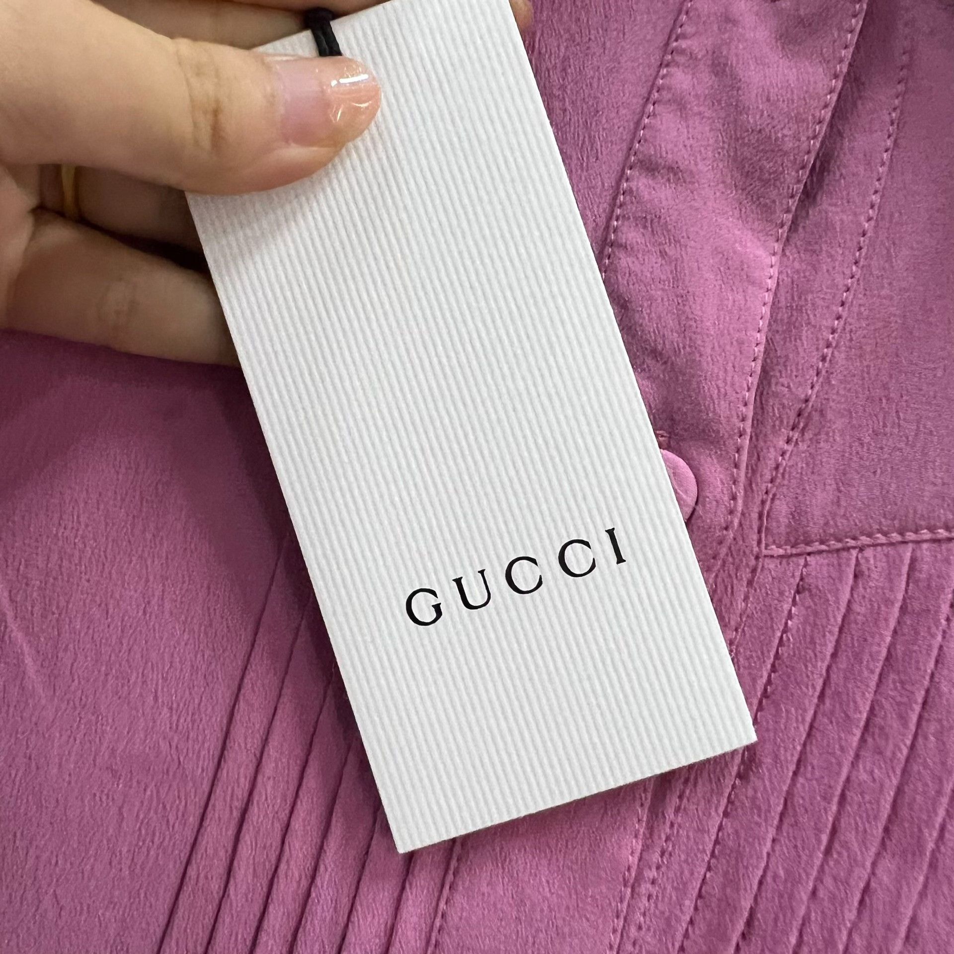 Gucci Gucci Pink Button Up it_42 Women Size M / US 6-8 / IT 42-44 - 3 Thumbnail